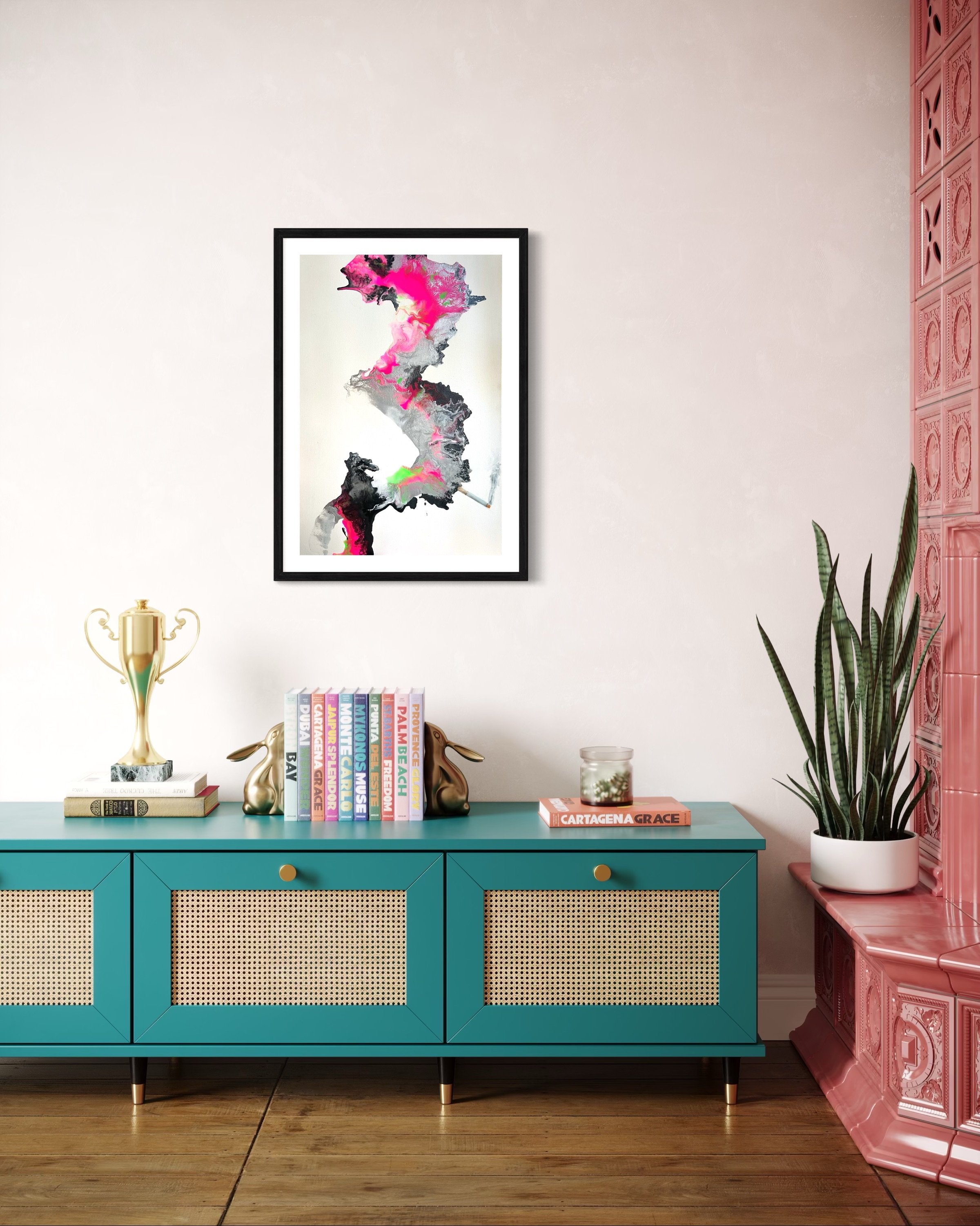 Rorscach Series I: A Journey To My Own Psyche 38x52