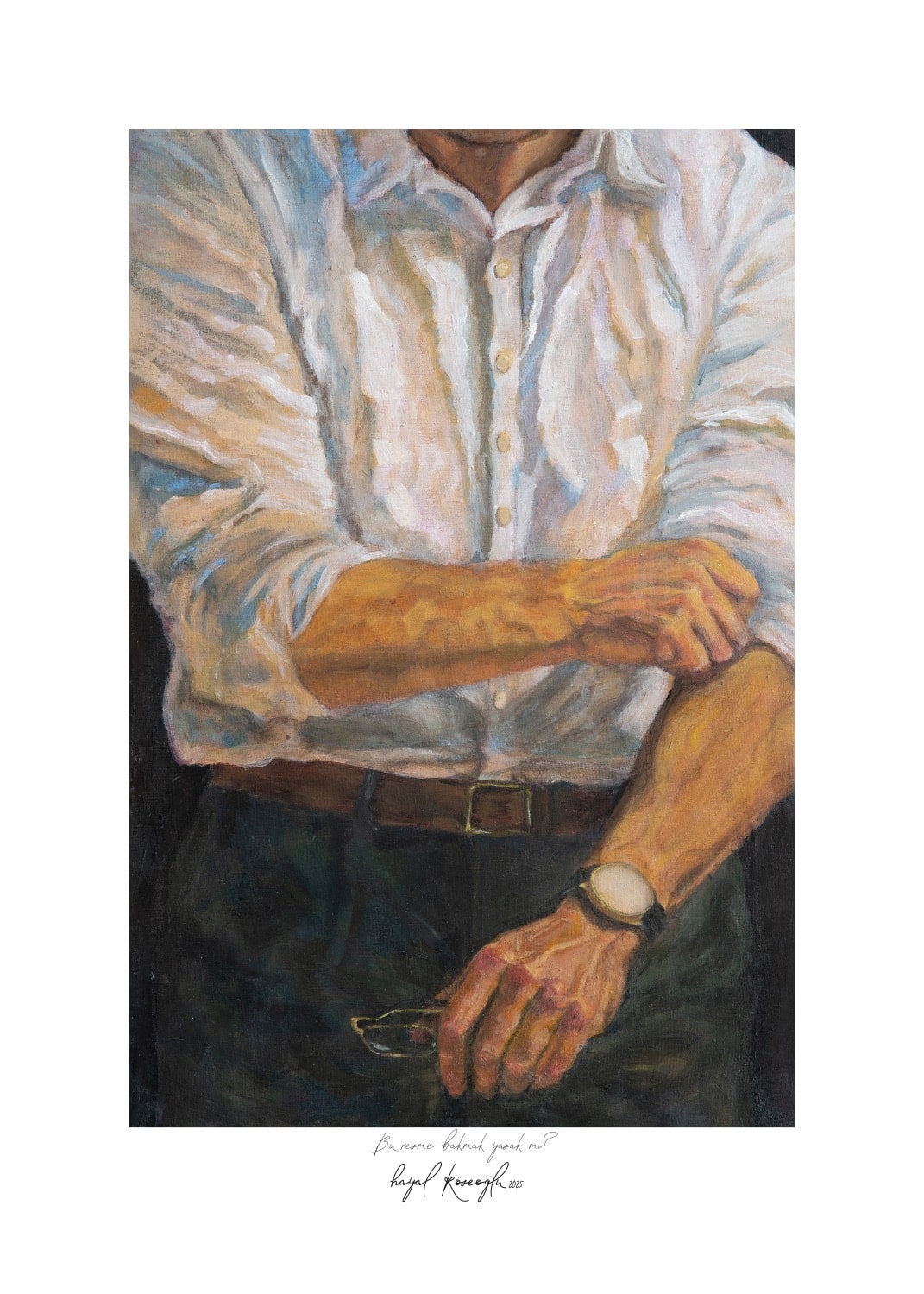 Bu Resme Bakmak Yasak Mı? | 15x26 Print | 24x34 Paper | Retro 300gsm