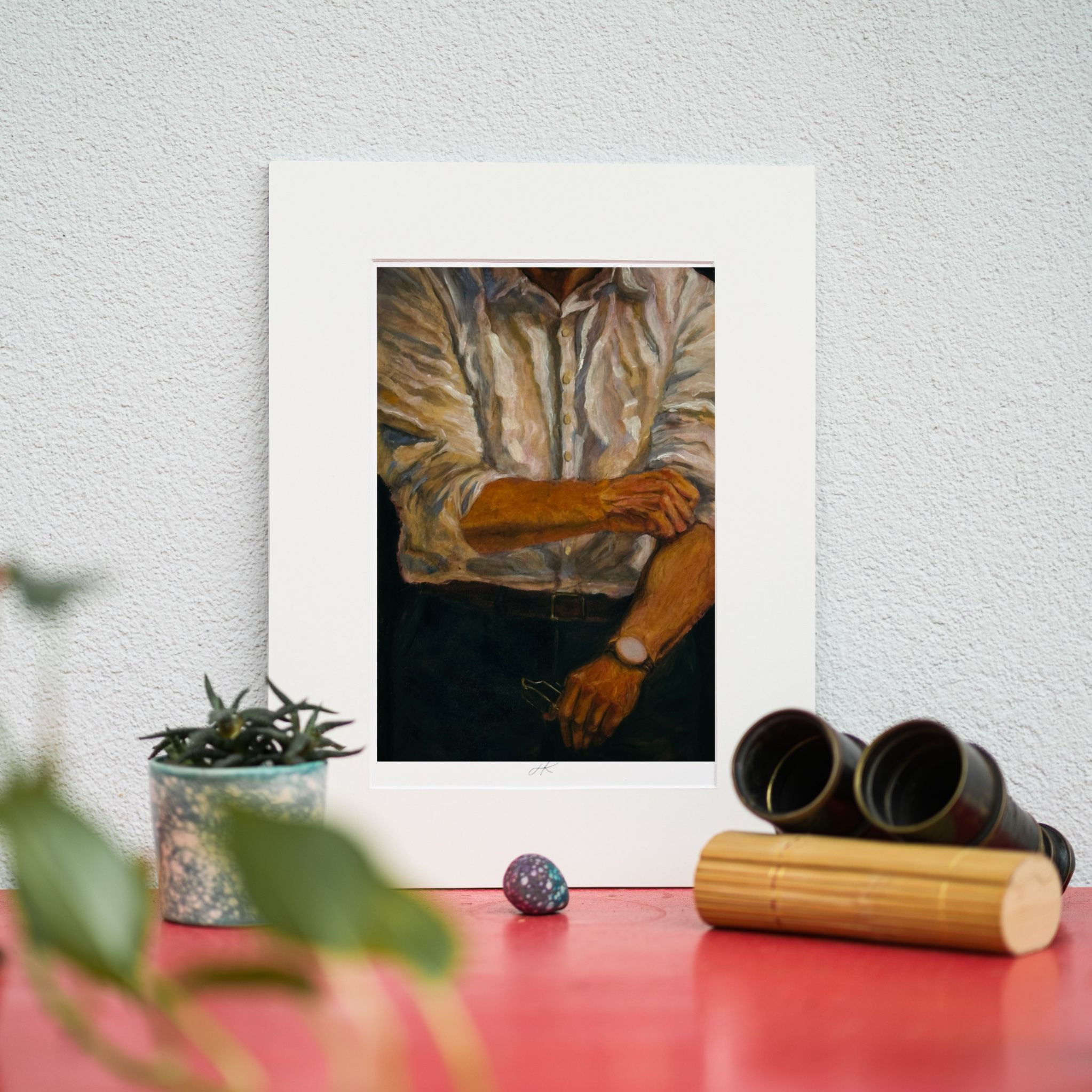 Bu Resme Bakmak Yasak Mı? | 17 x 24.5 cm print | Mat: 30 x 39 cm