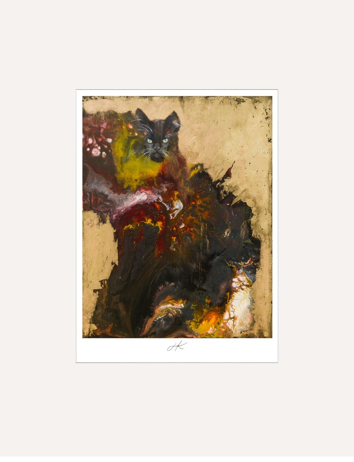 Rorscach Series ||: Spanish Cat Open Edition 30x37 mi