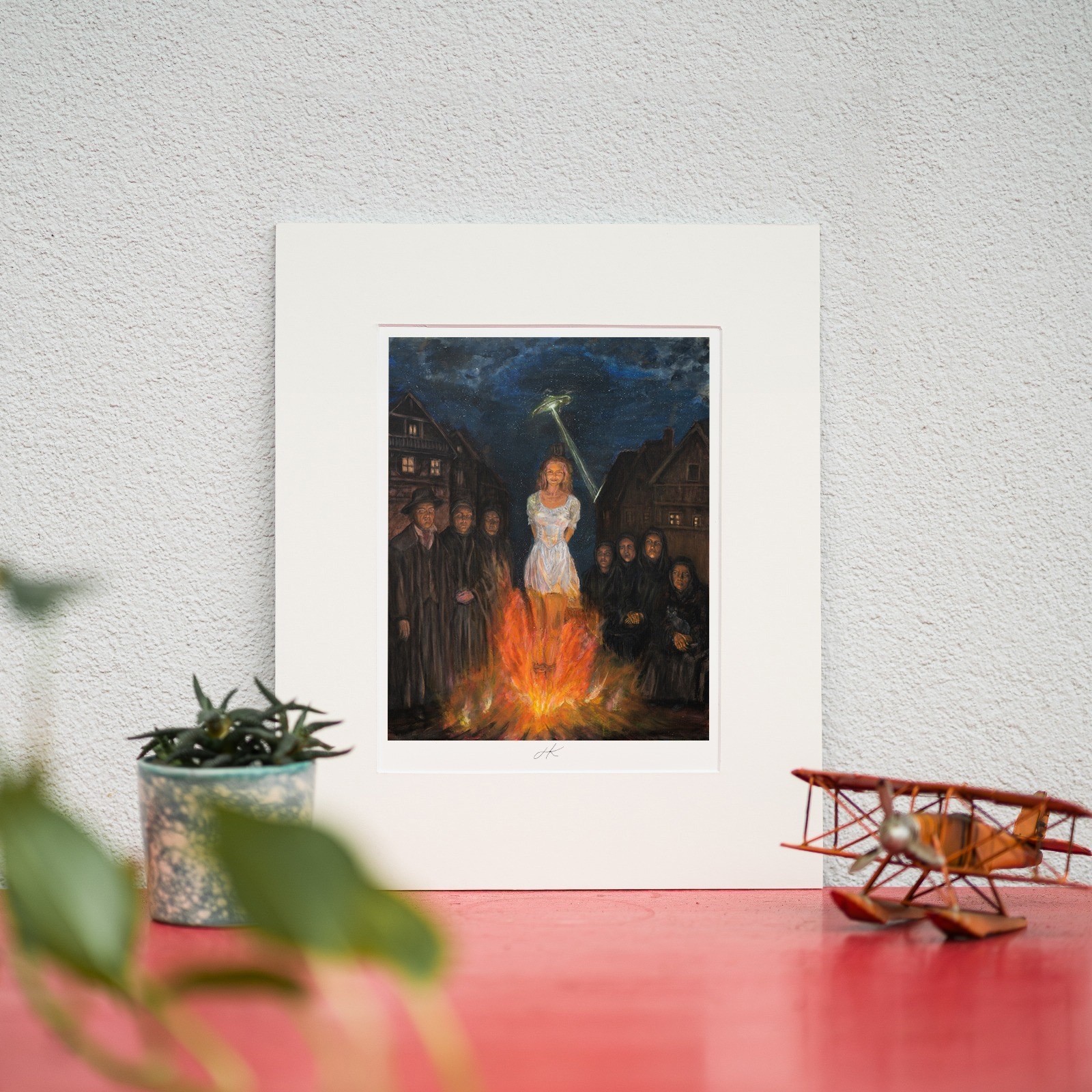 Time Rift 1692 || Açık edisyon. 17,5x22 baskı alanı, paspartulu 29x36 cm