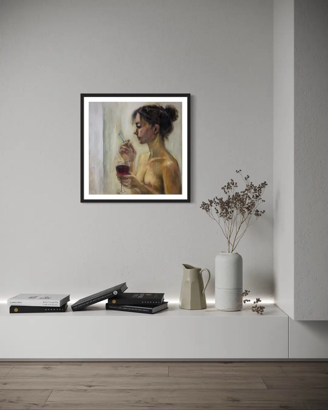Stagnant Limited Edition Print 20 35x35 Frame Included