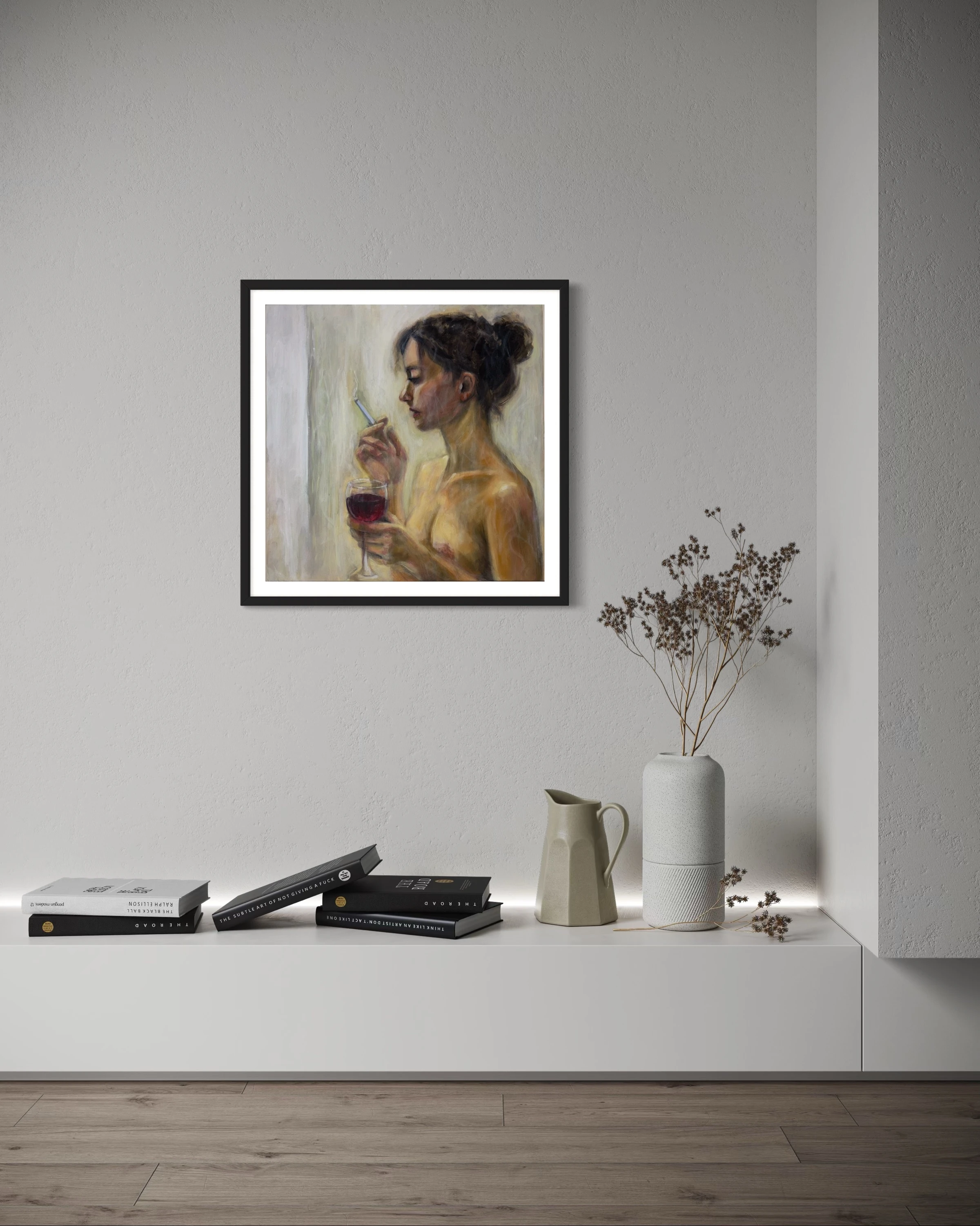 Stagnant // Limited Edition Print 20 // 35x35 - Frame Included