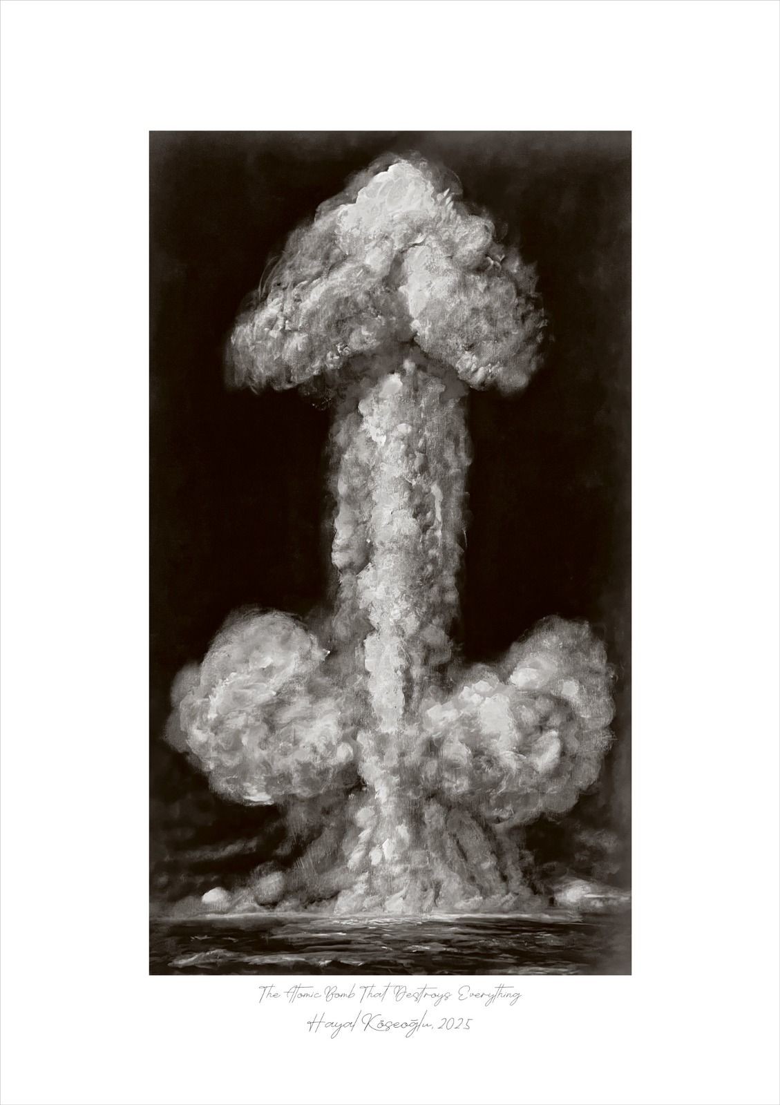 Atomic Bomb | 15x26 Print | 24x34 Paper | Retro 300gsm
