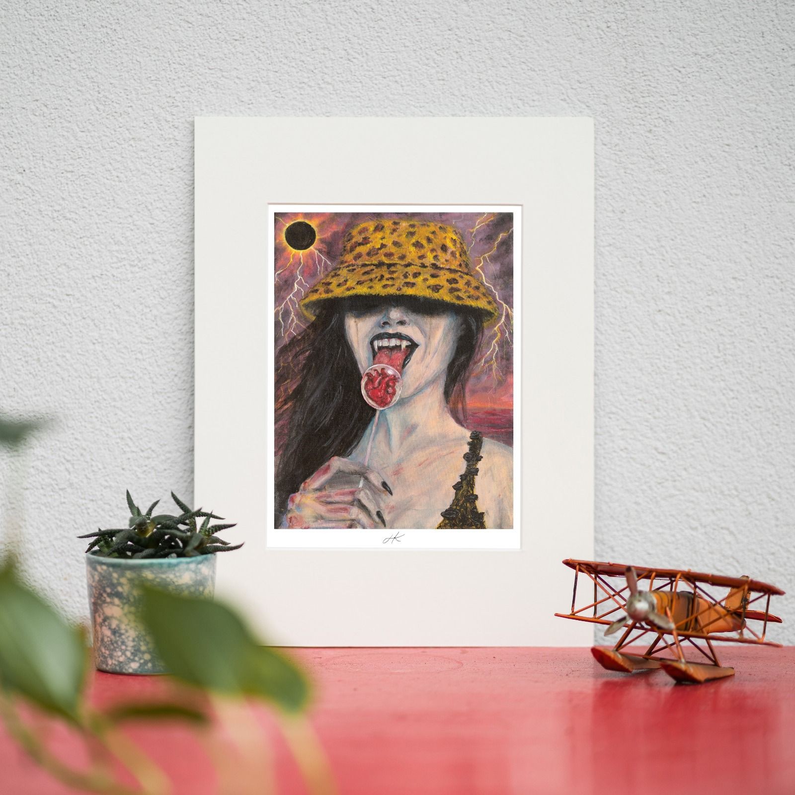 Beach Of The Damned | 17 x 23 cm print | Mat: 30 x 37 cm