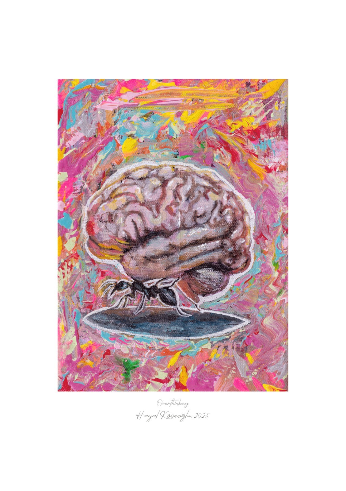Overthinking | 15x26 Print | 24x34 Paper | Retro 300gsm