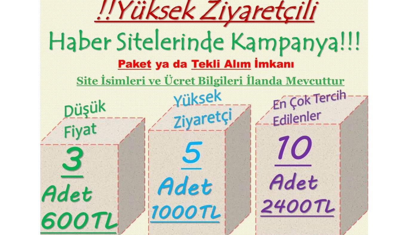Ben haber sitelerinde tanıtım yazınızı yayınlarım