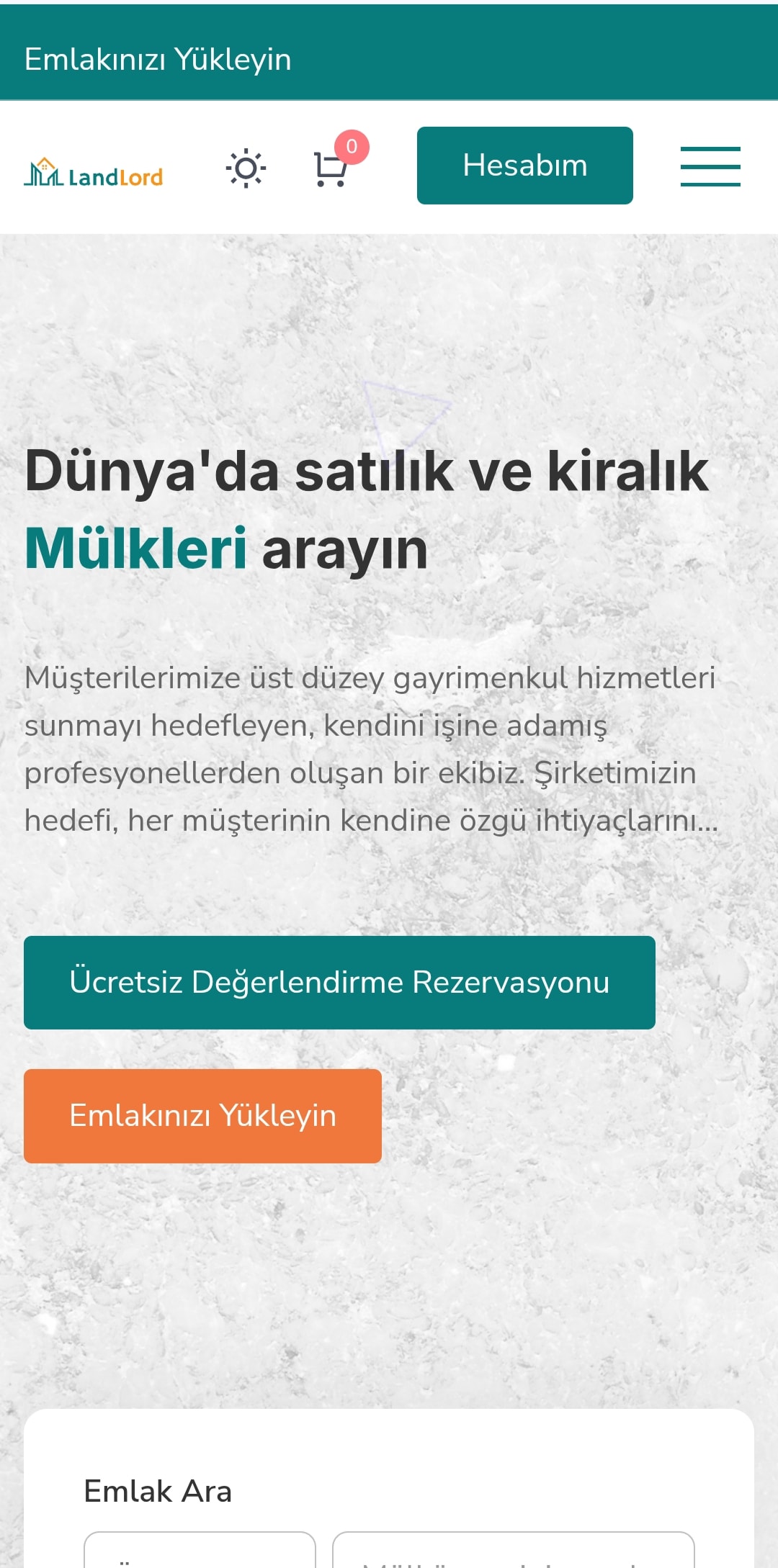 Emlak Yönetim Sistemi