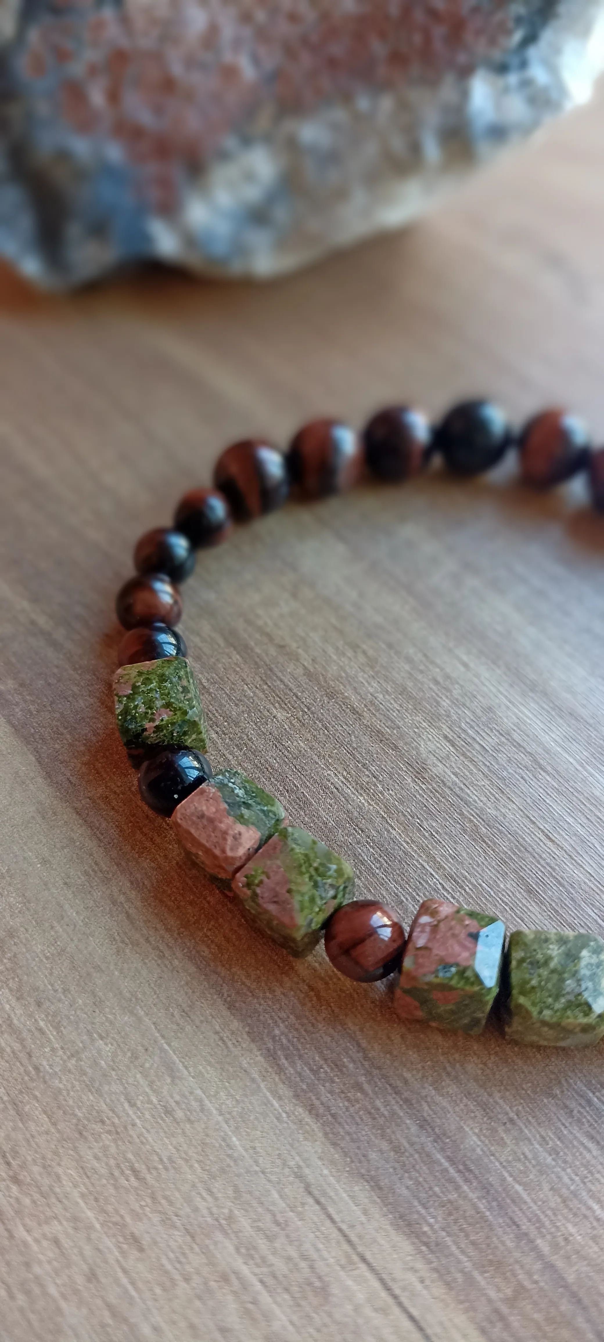 Ödem Savar Doğal Taş Bileklik