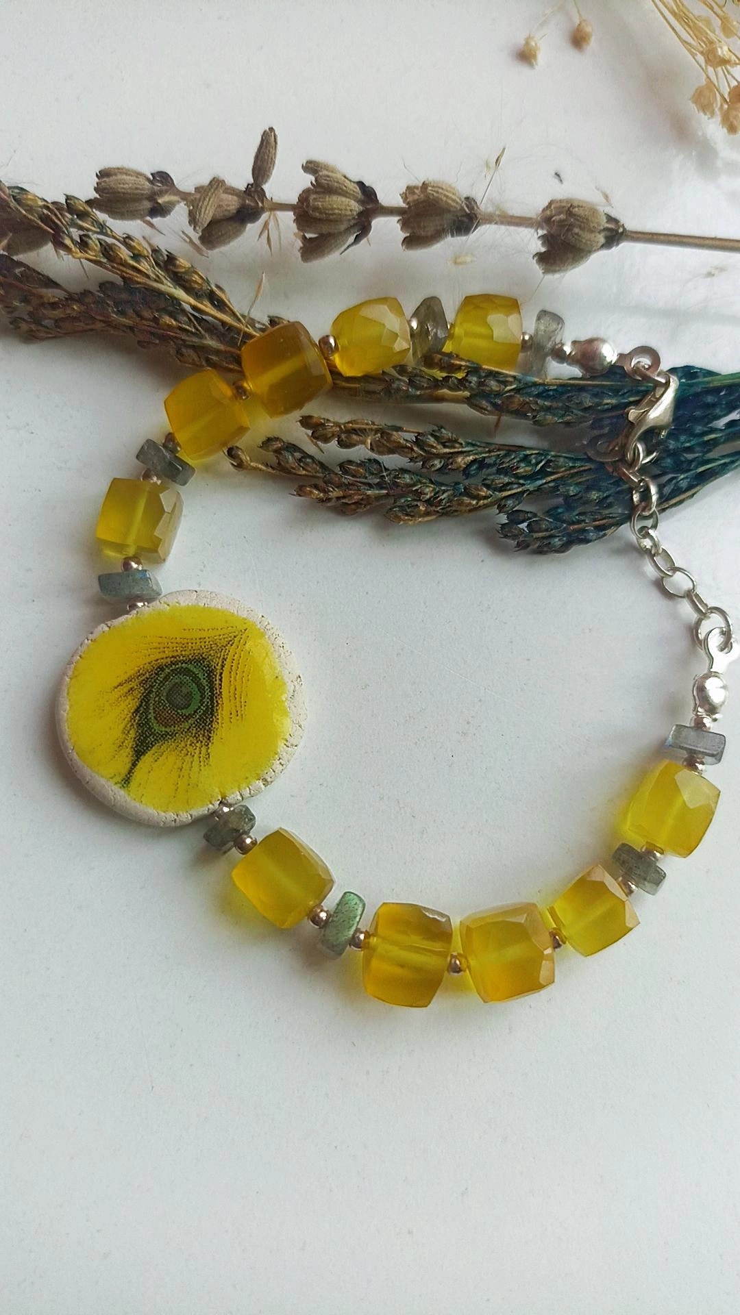 Işıltı Doğal Taş Bileklik