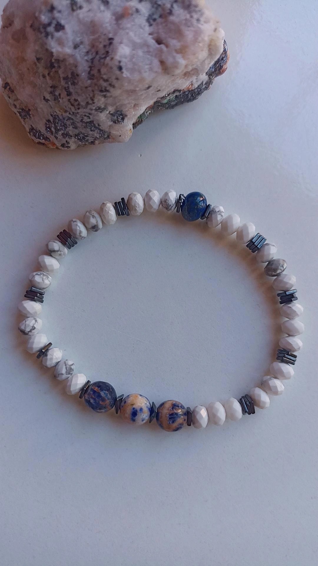 Havlit & Sodalit Doğal Taş Bileklik