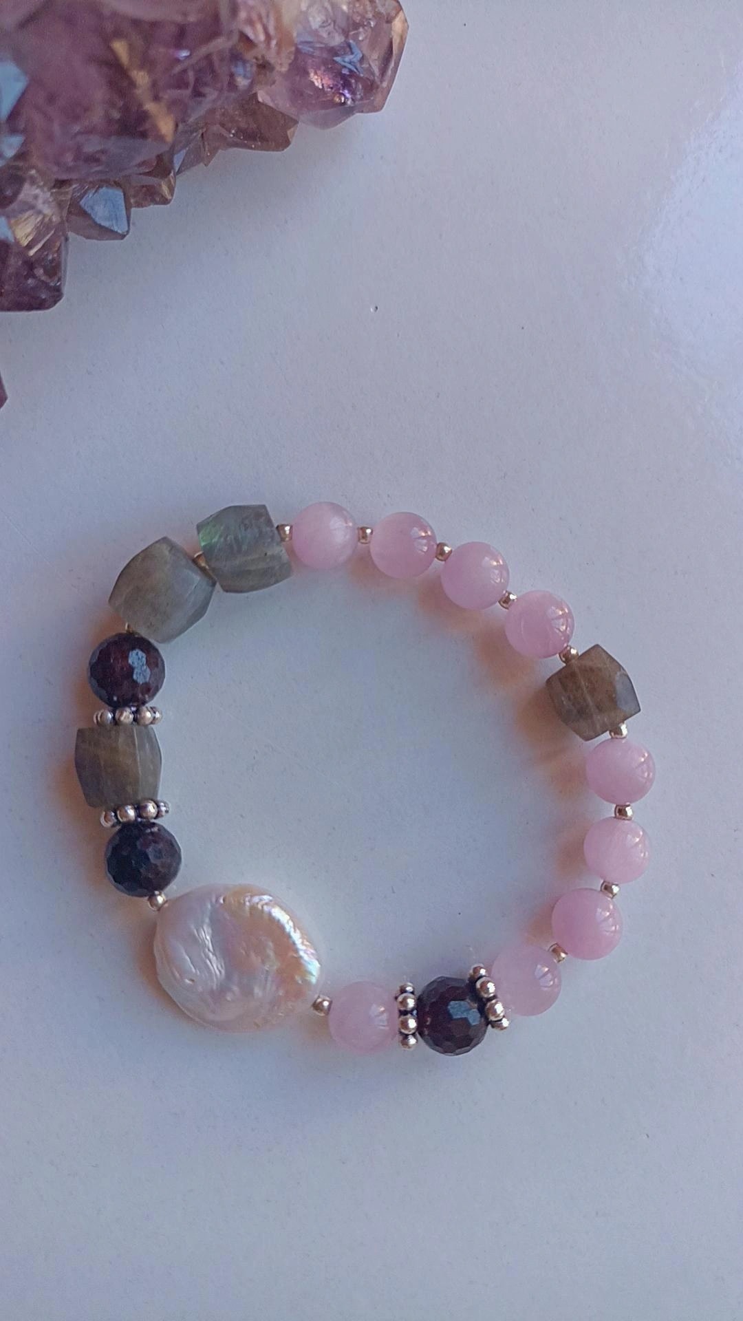 Ruh Eşini Çağıran Senfoni Doğal Taş Bileklik