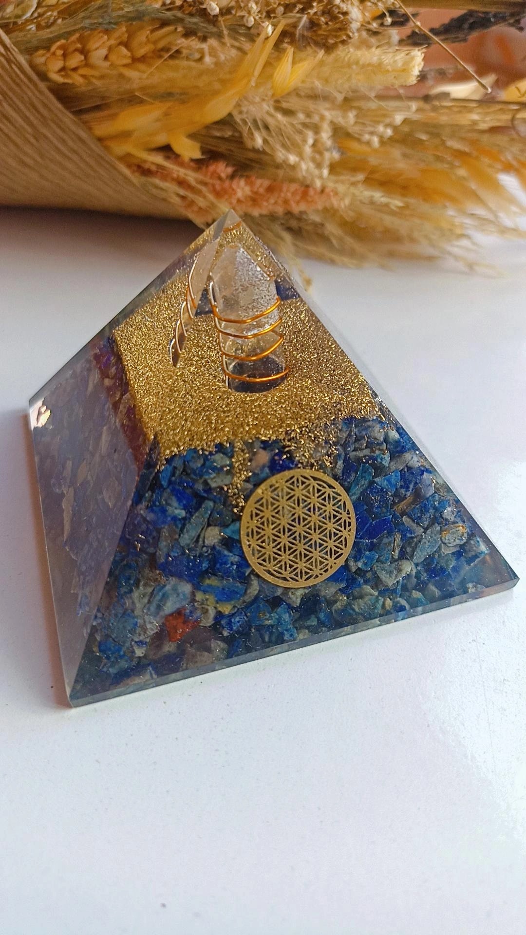 Lapis Lazuli Doğal Taş Orgonit