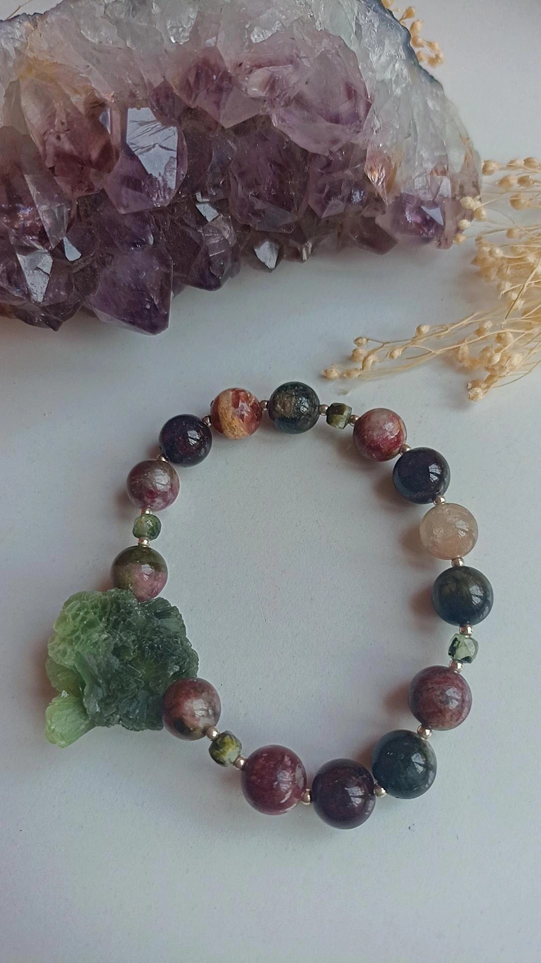 Denge ve Koruma Doğal Taş Bileklik