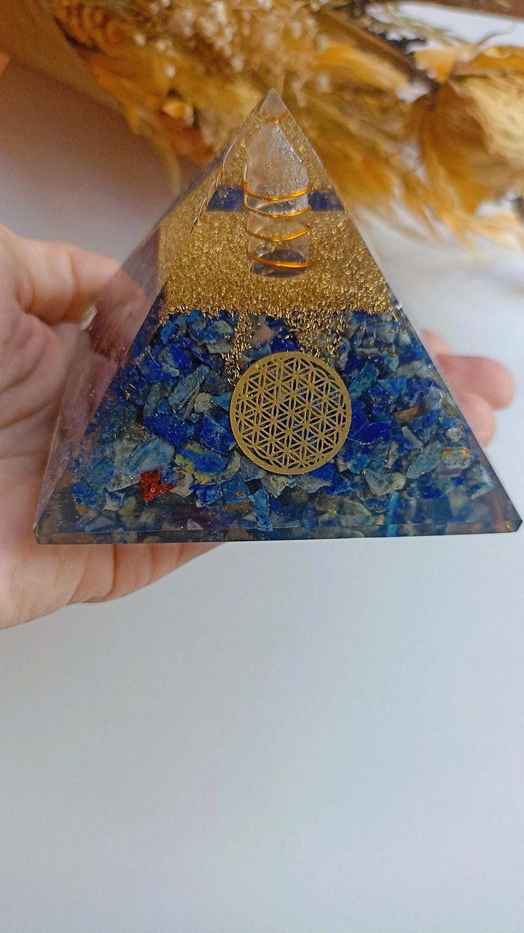 Lapis Lazuli Doğal Taş Orgonit