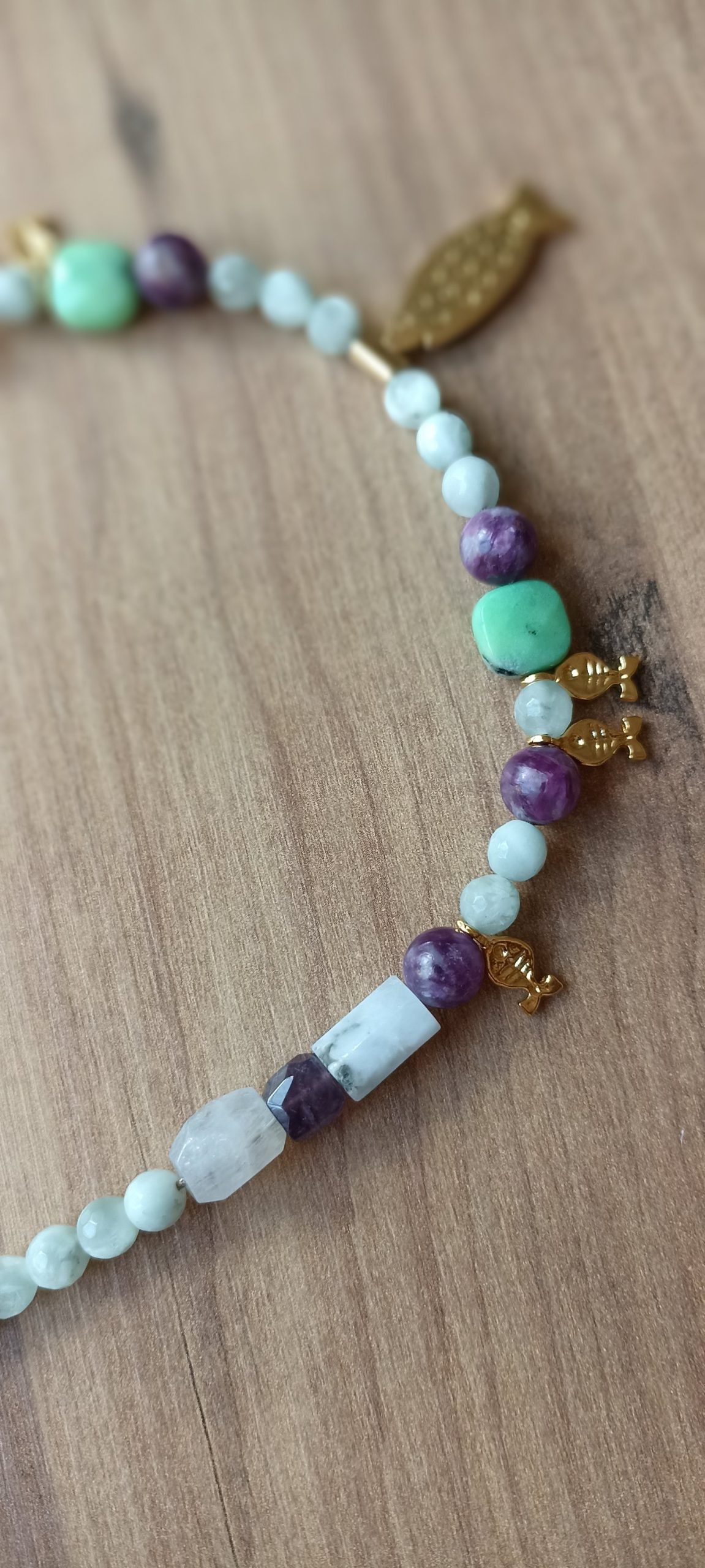 Zihin Detox Doğal Taş Kolye