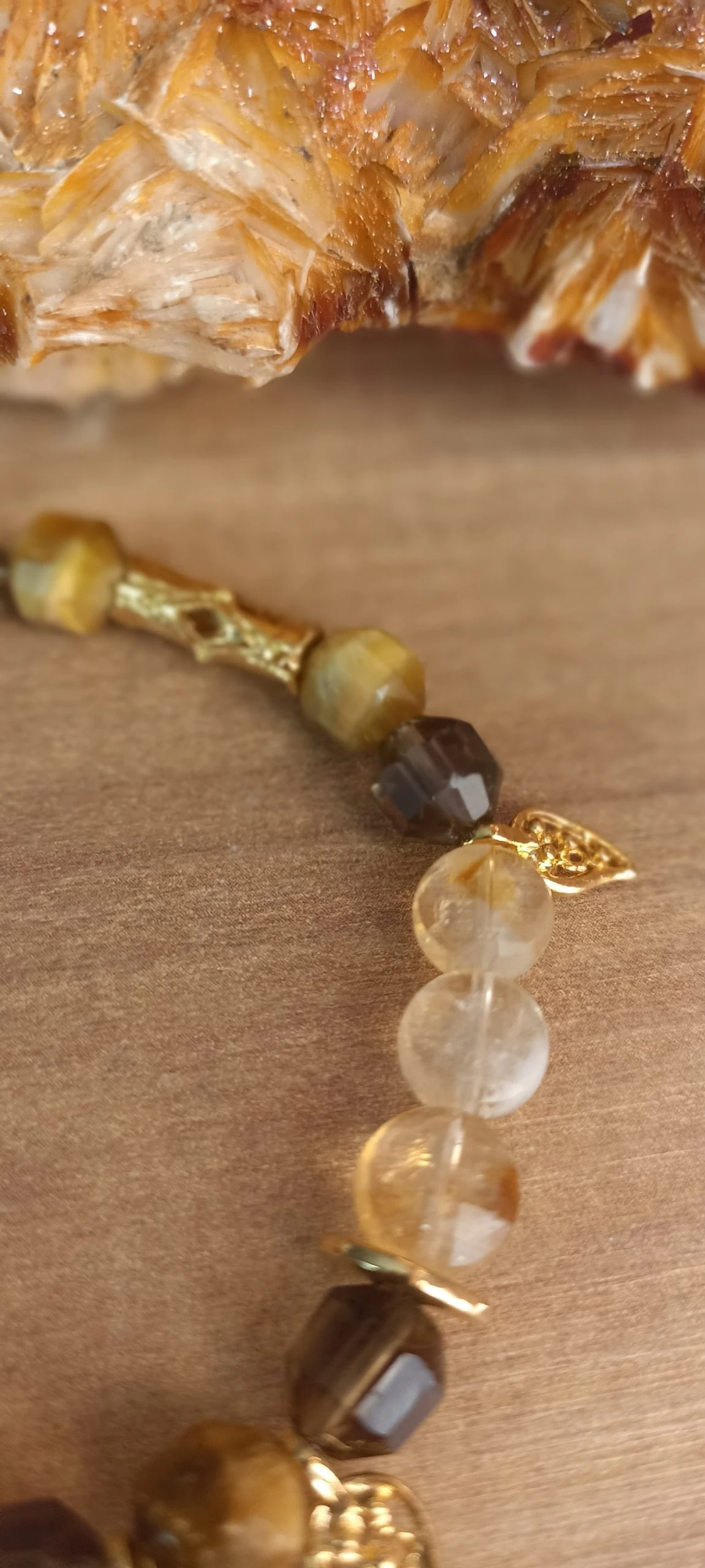 Altın Güç Doğal Taş Bileklik