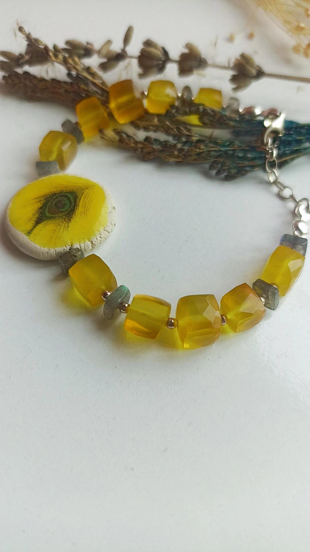 Işıltı Doğal Taş Bileklik