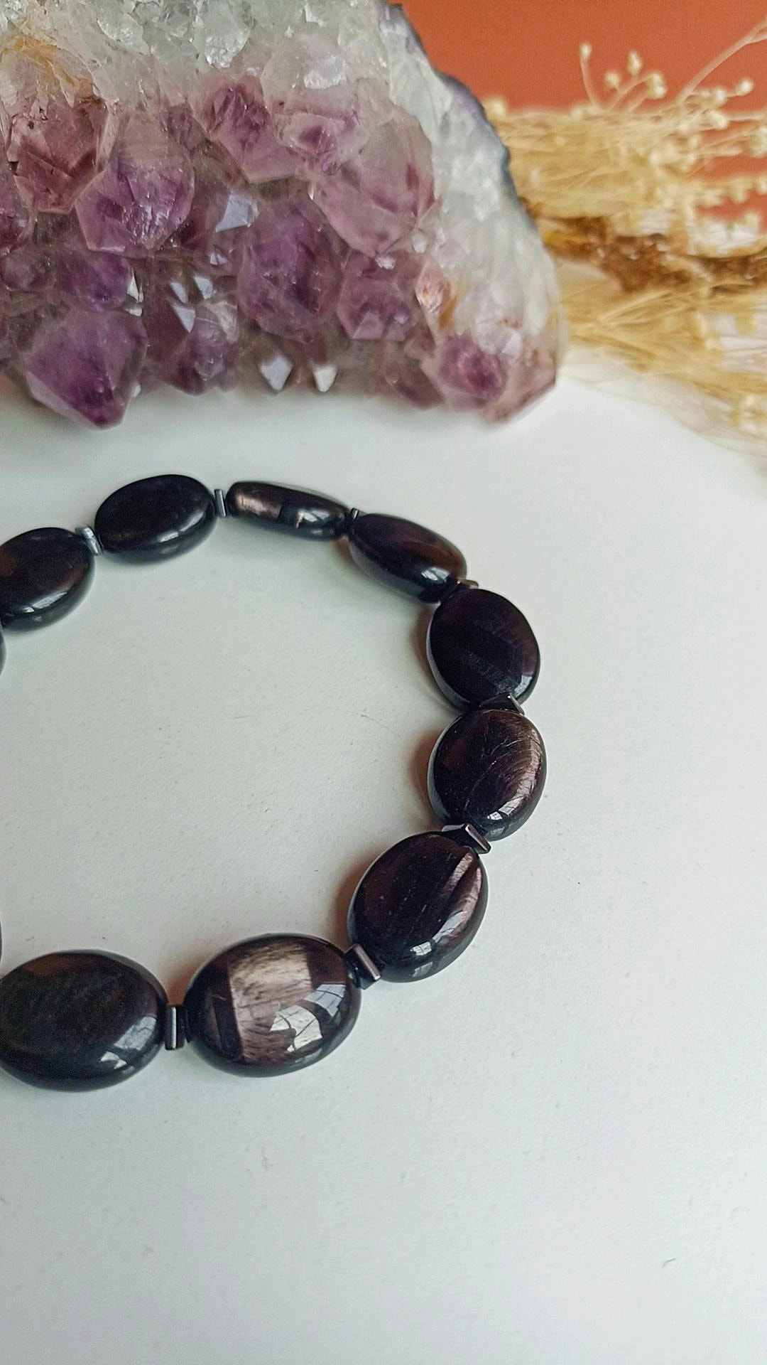 Kedi Gözü Skapolit Doğal Taş Bileklik