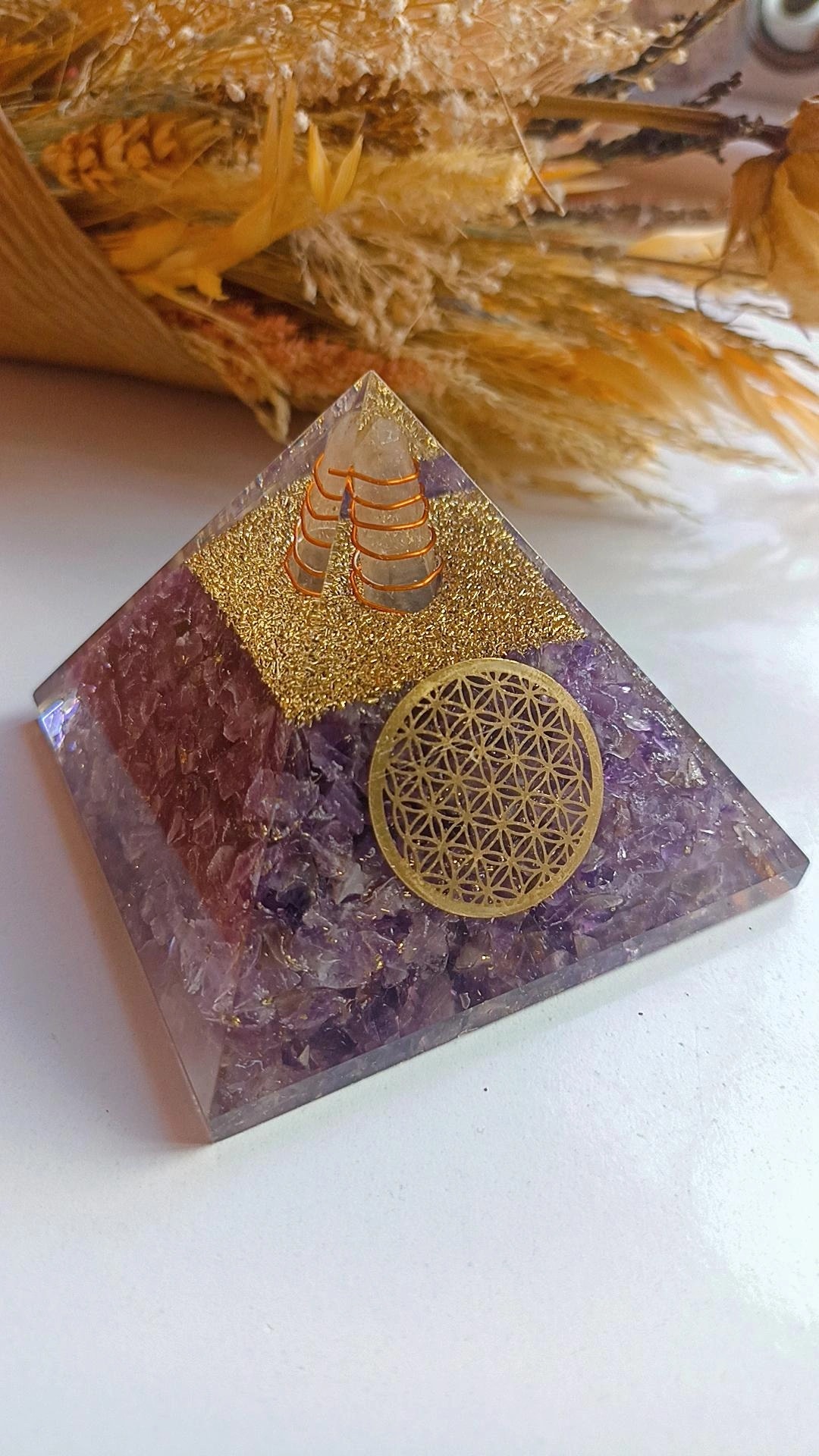 Ametist Doğal Taş Orgonit