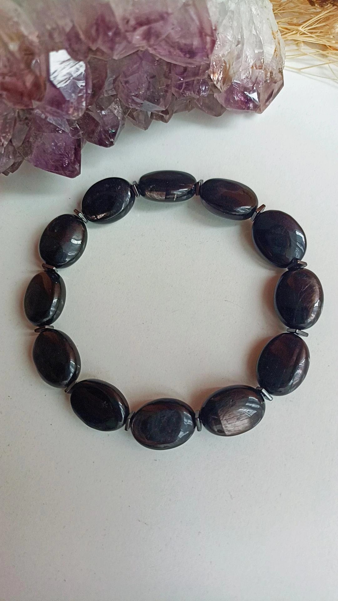 Kedi Gözü Skapolit Doğal Taş Bileklik