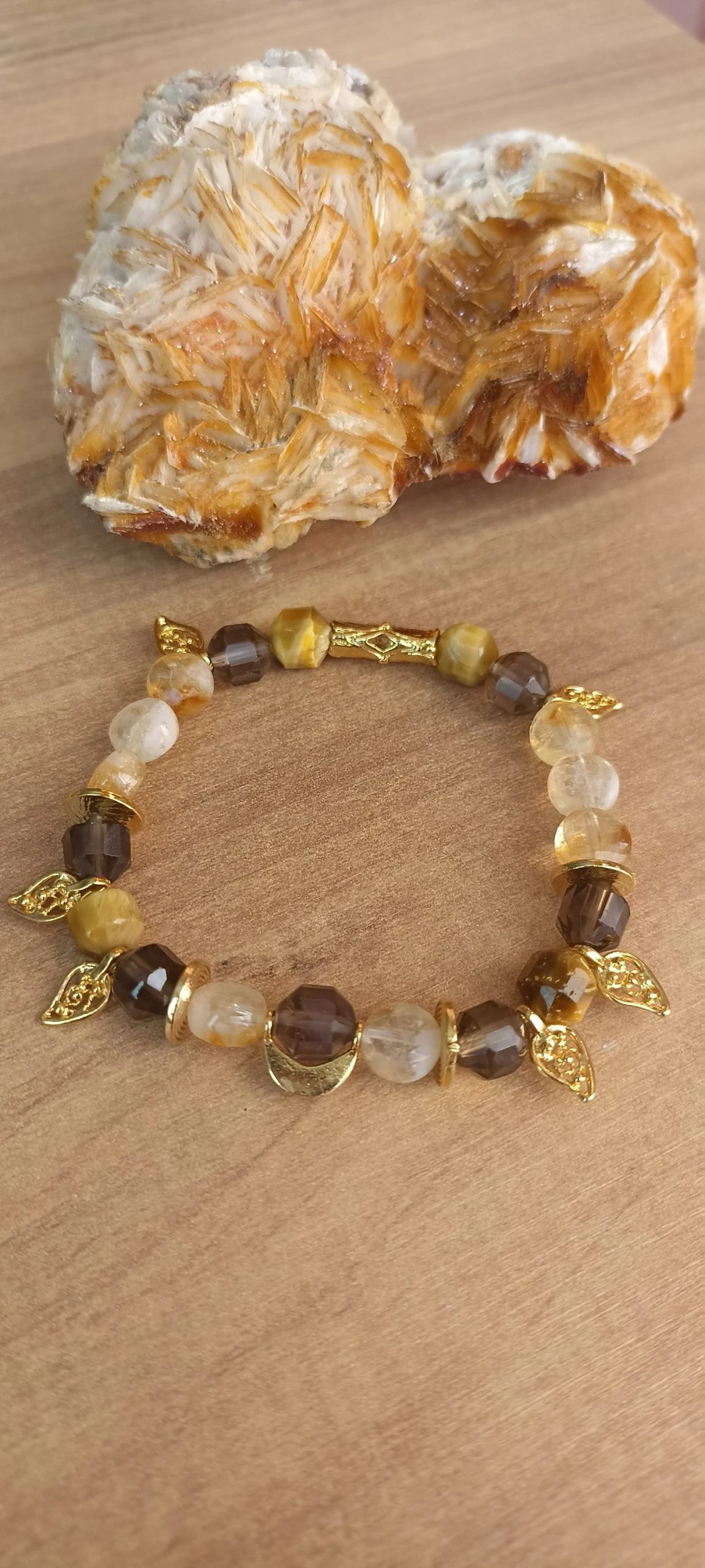 Altın Güç Doğal Taş Bileklik