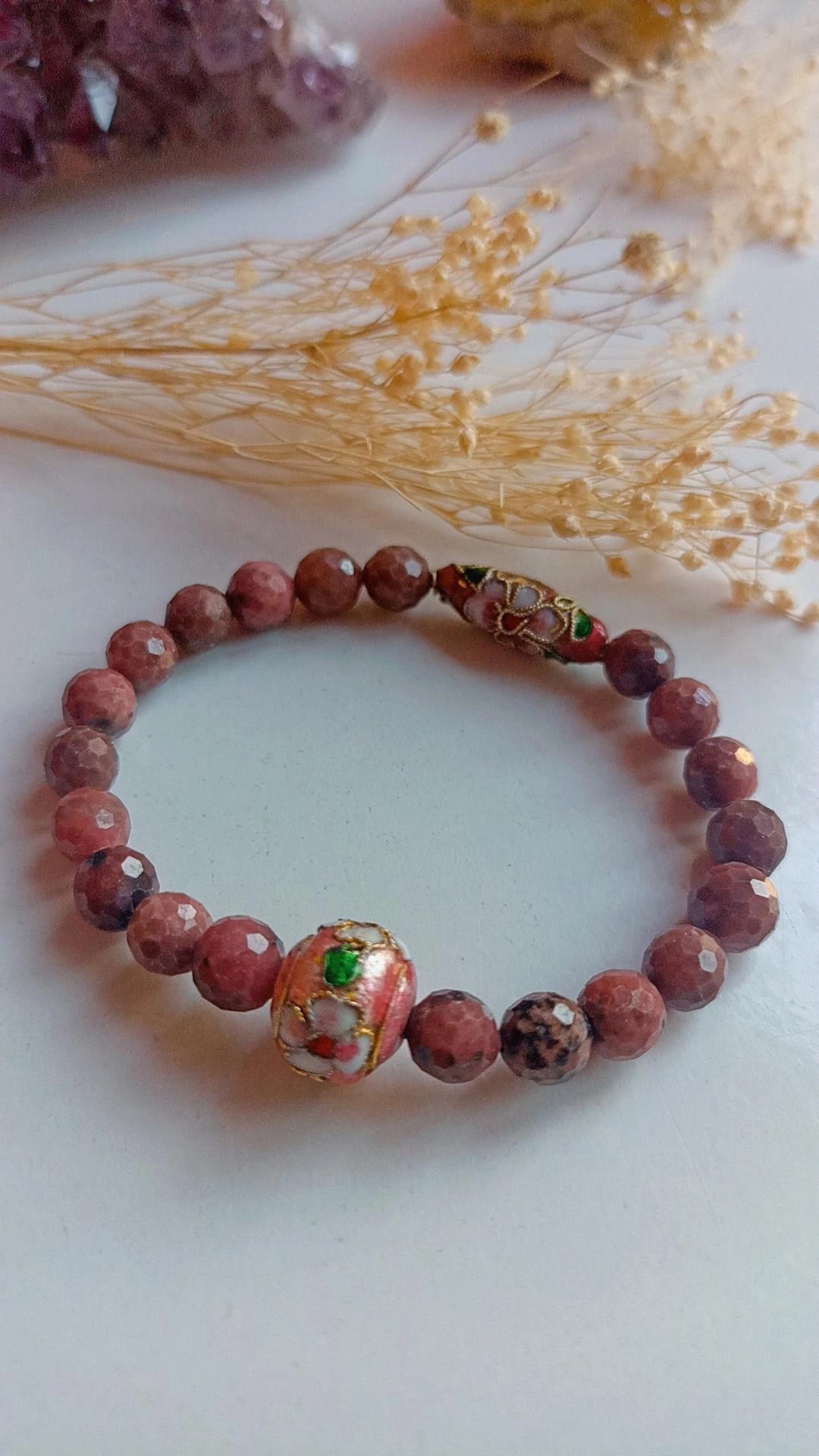 Kalp Şifası Doğal Taş Bileklik