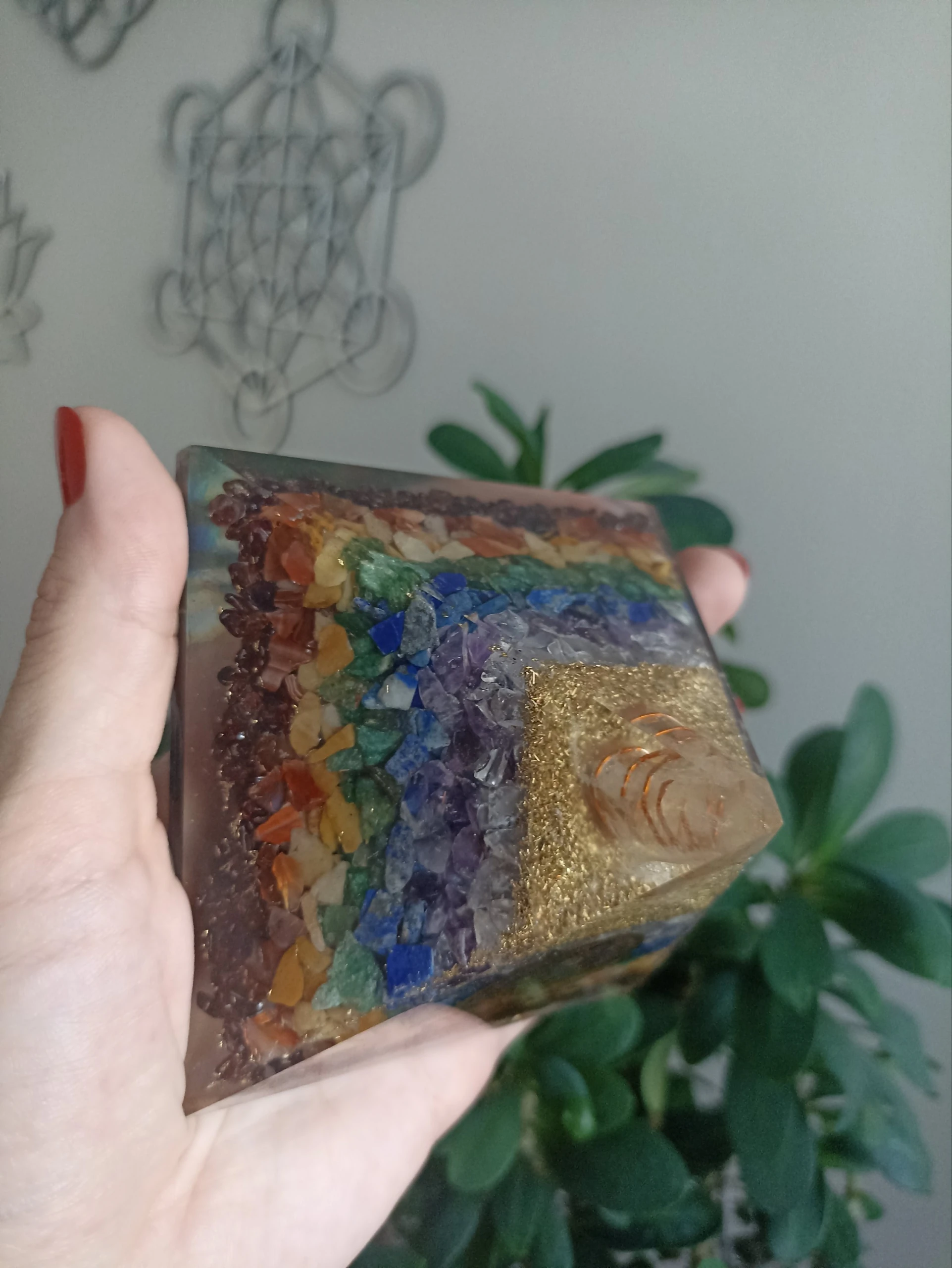 Yedi Çakra Orgonit Doğal Taş