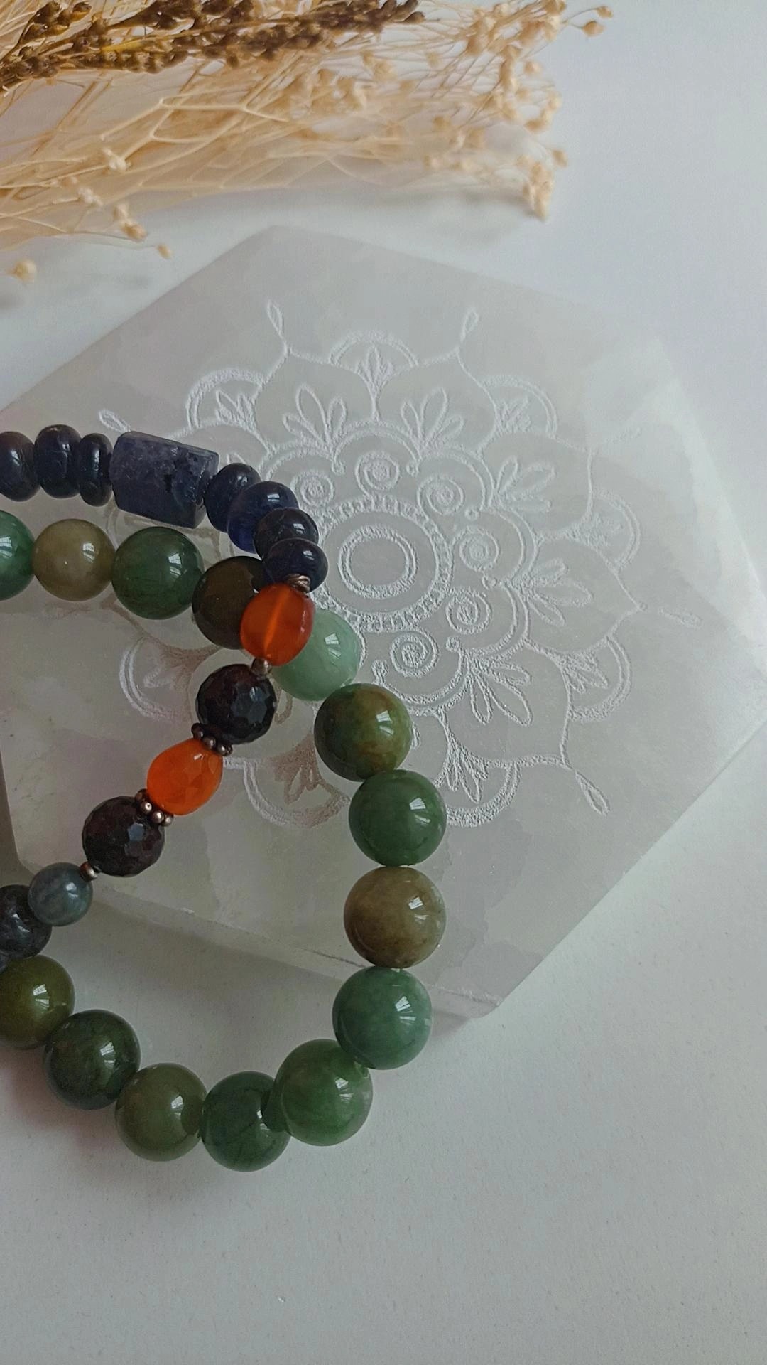 Motifli Selenit Tabla