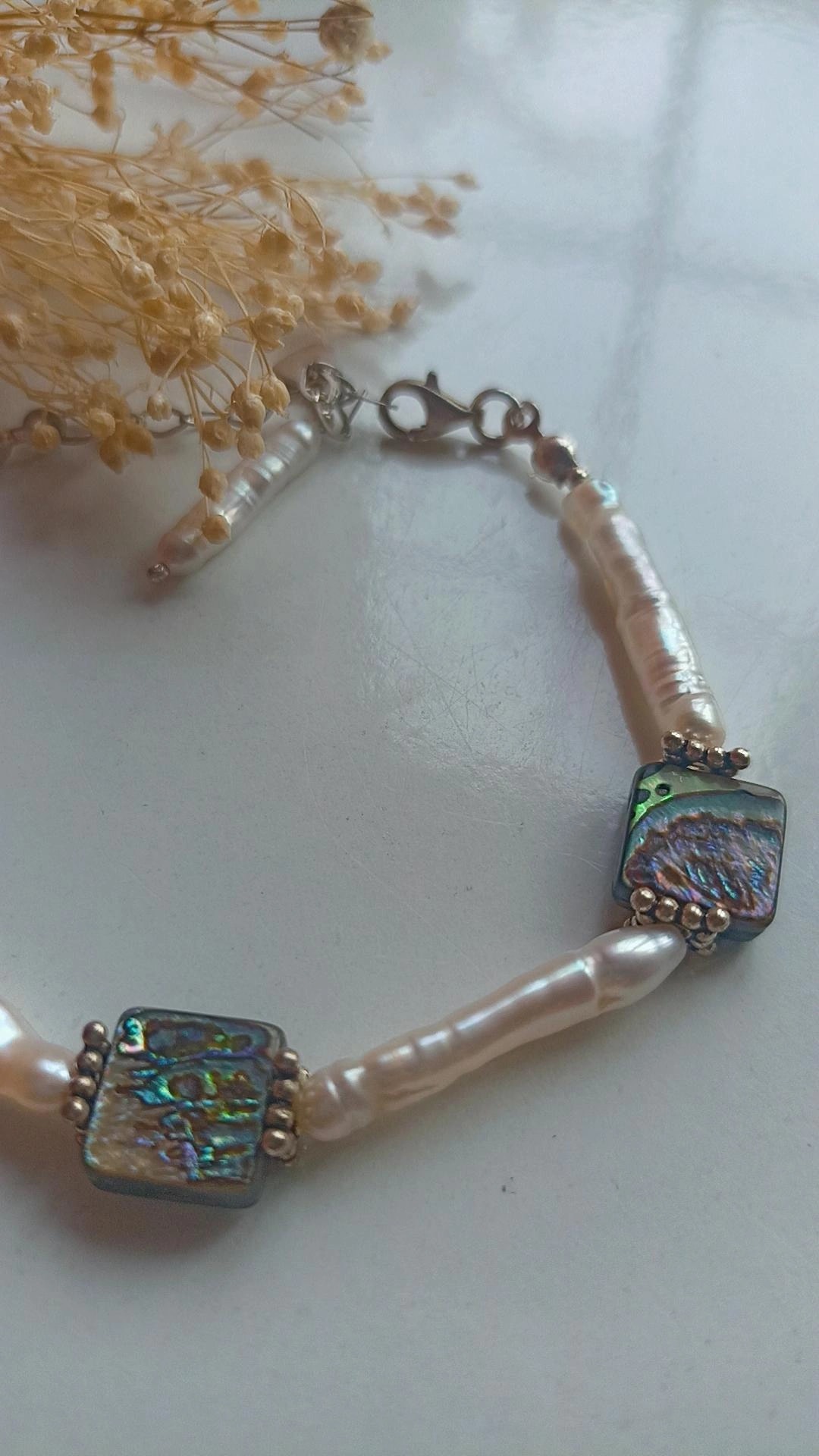 Dişil Cazibe Doğal Taş Bileklik