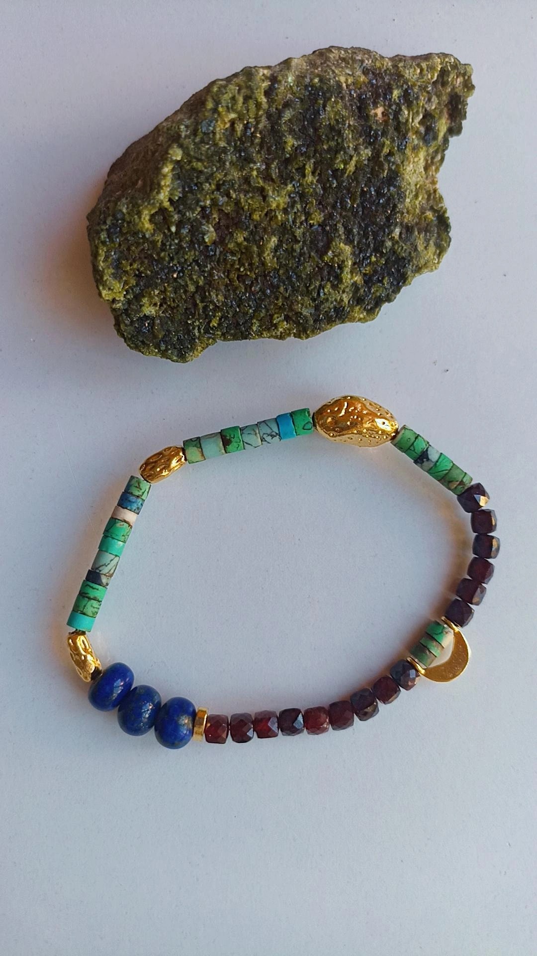 Kraliyet Gücü ve Kutsal Koruma Doğal Taş Bileklik