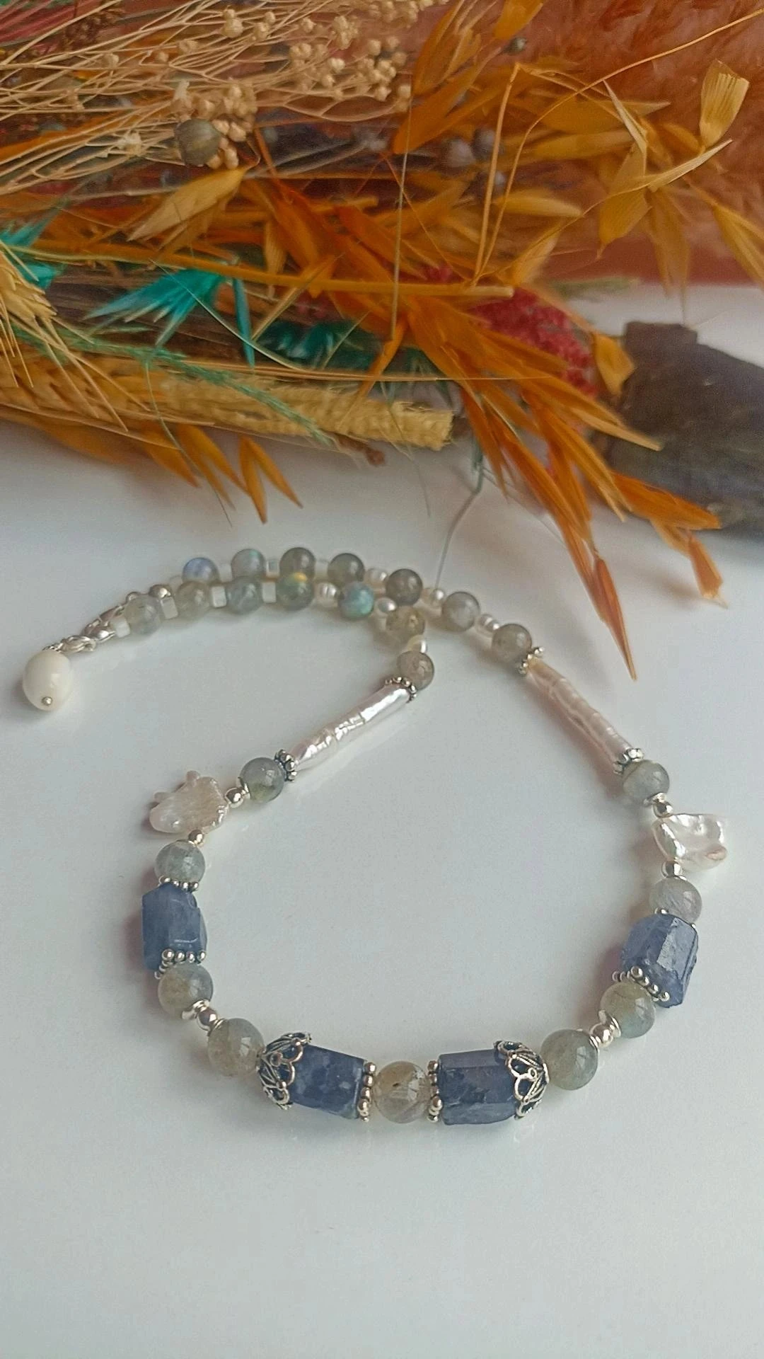 Şans Doğal Taş Kolye