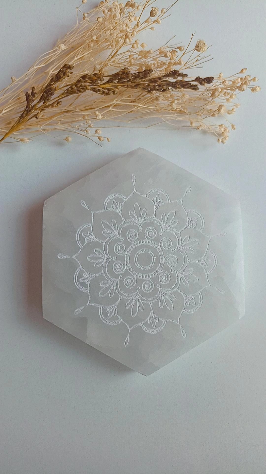 Motifli Selenit Tabla