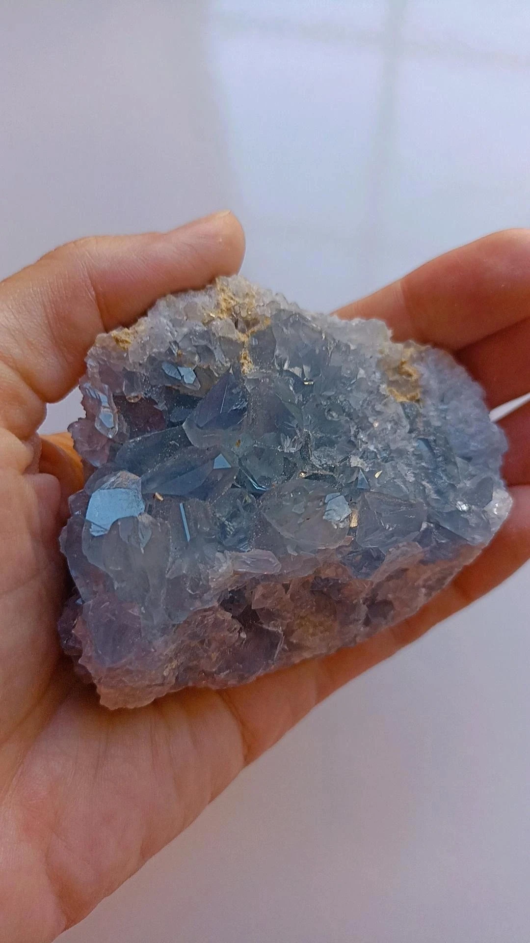 Selestit/Selestin Doğal Taş Kütle