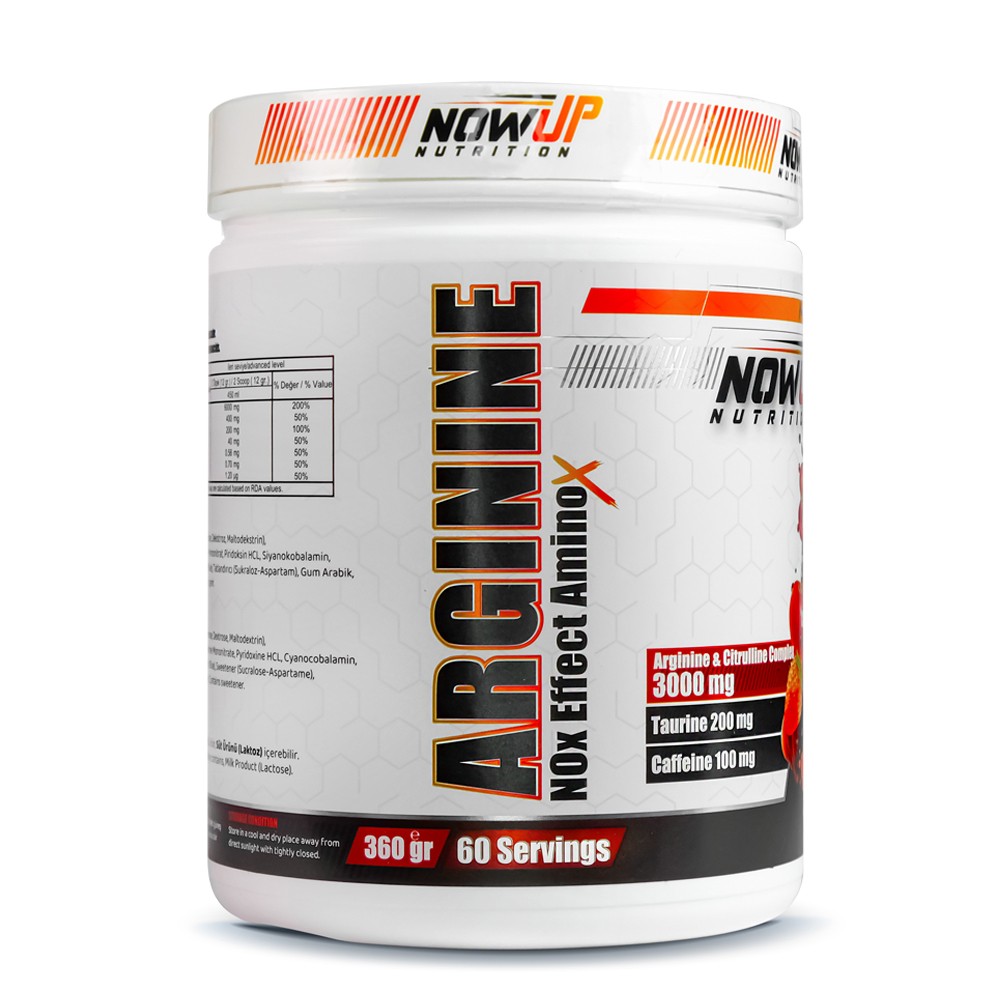 Arginine Nitric Oxide Effect Amino Asit Vişne & Çilek Aromalı - 360gr. 