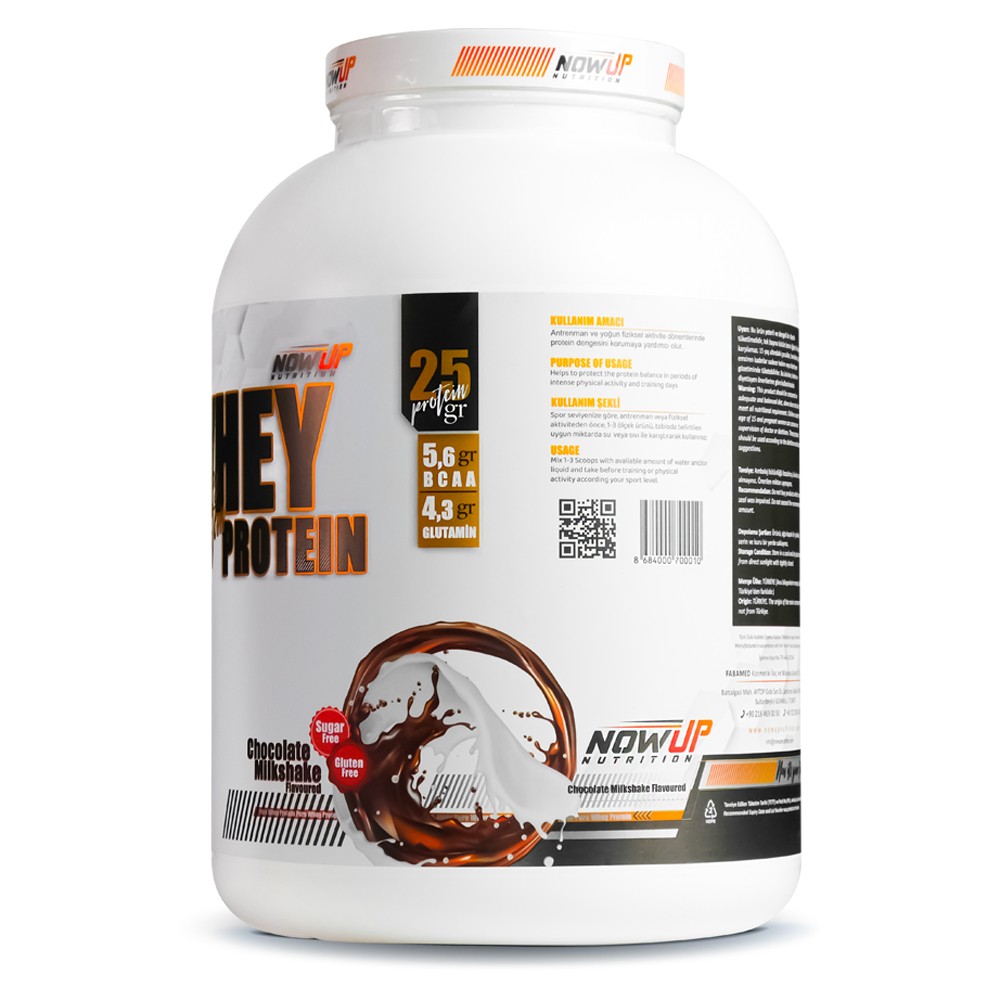 %100 Whey Protein Tozu Çikolata Aromalı - 2100 Gr. - 60 Servis - Kas Gelişimi Ve Korunması