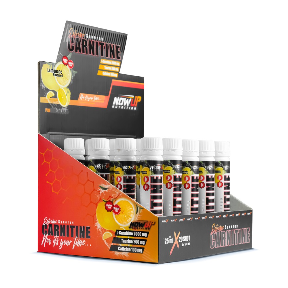 Extreme Synergy Carnitine Shot Limon Aromalı -  20x25 ml