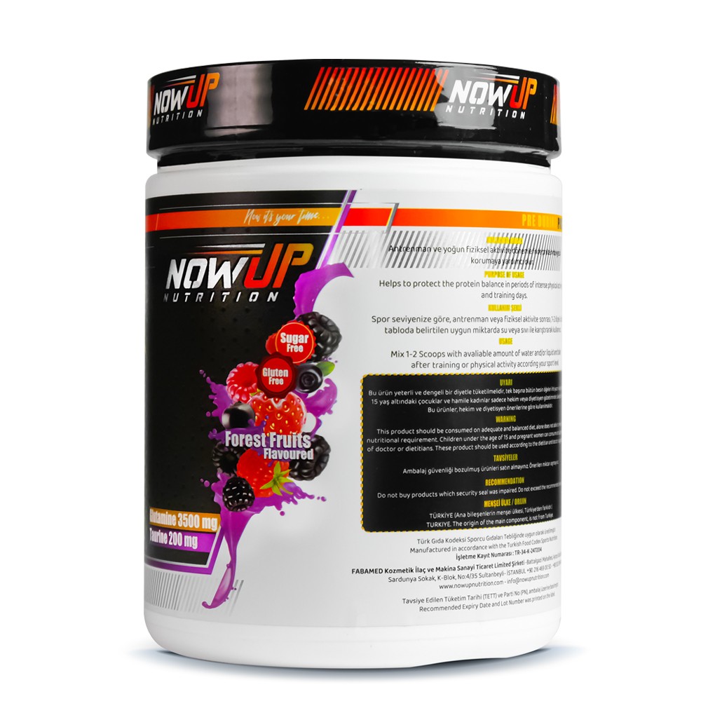 Glutamine Recovery Effect Amino Asit Orman Meyveleri Aromalı - 360 gr.