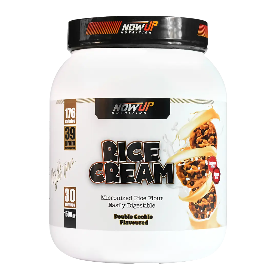 Nowup Nutrition Rice Cream Double Cookie 1500g | Kurabiye Aromalı