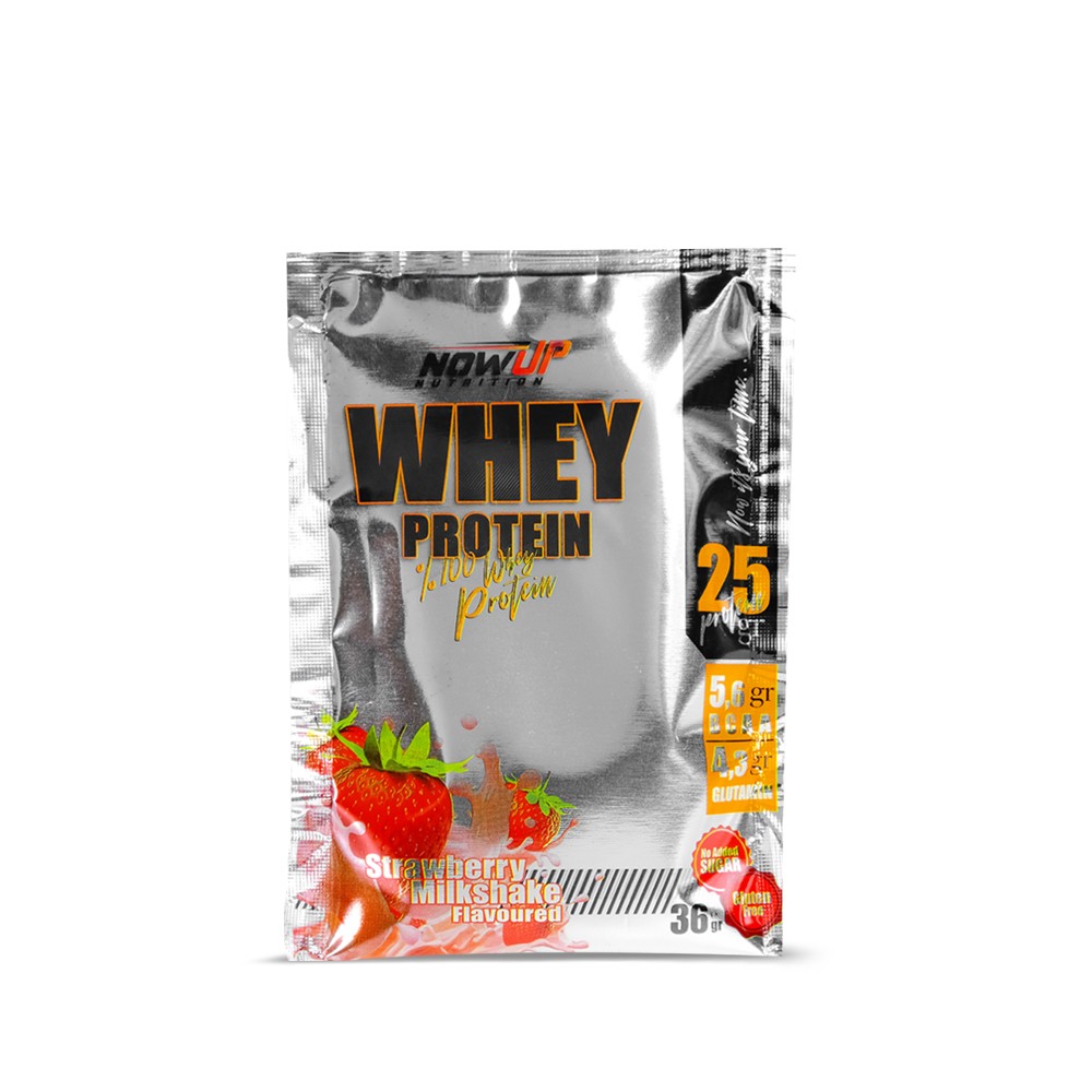 %100 Whey Protein Tozu Çilek ve Çikolata Aromalı - 36 gr. x 30 Adet Saşe 1080gr