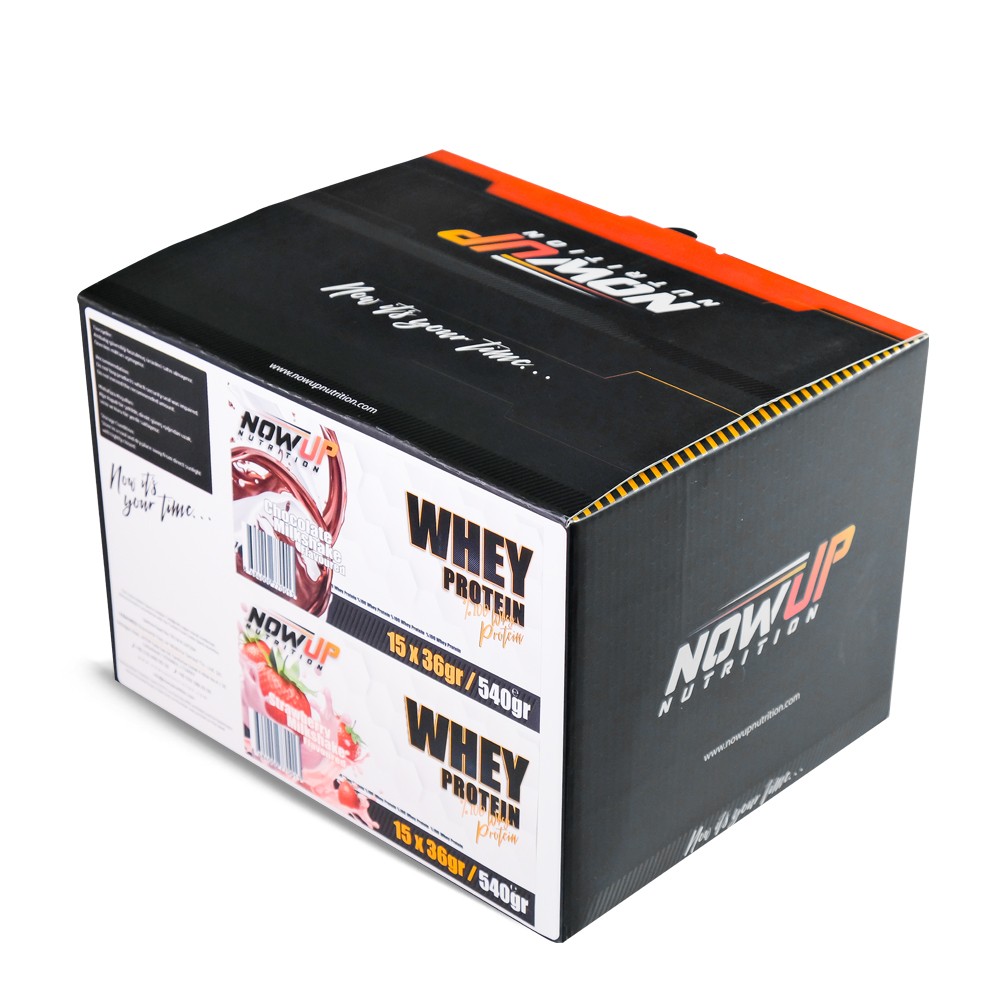 %100 Whey Protein Tozu Çilek ve Çikolata Aromalı - 36 gr. x 30 Adet Saşe 1080gr