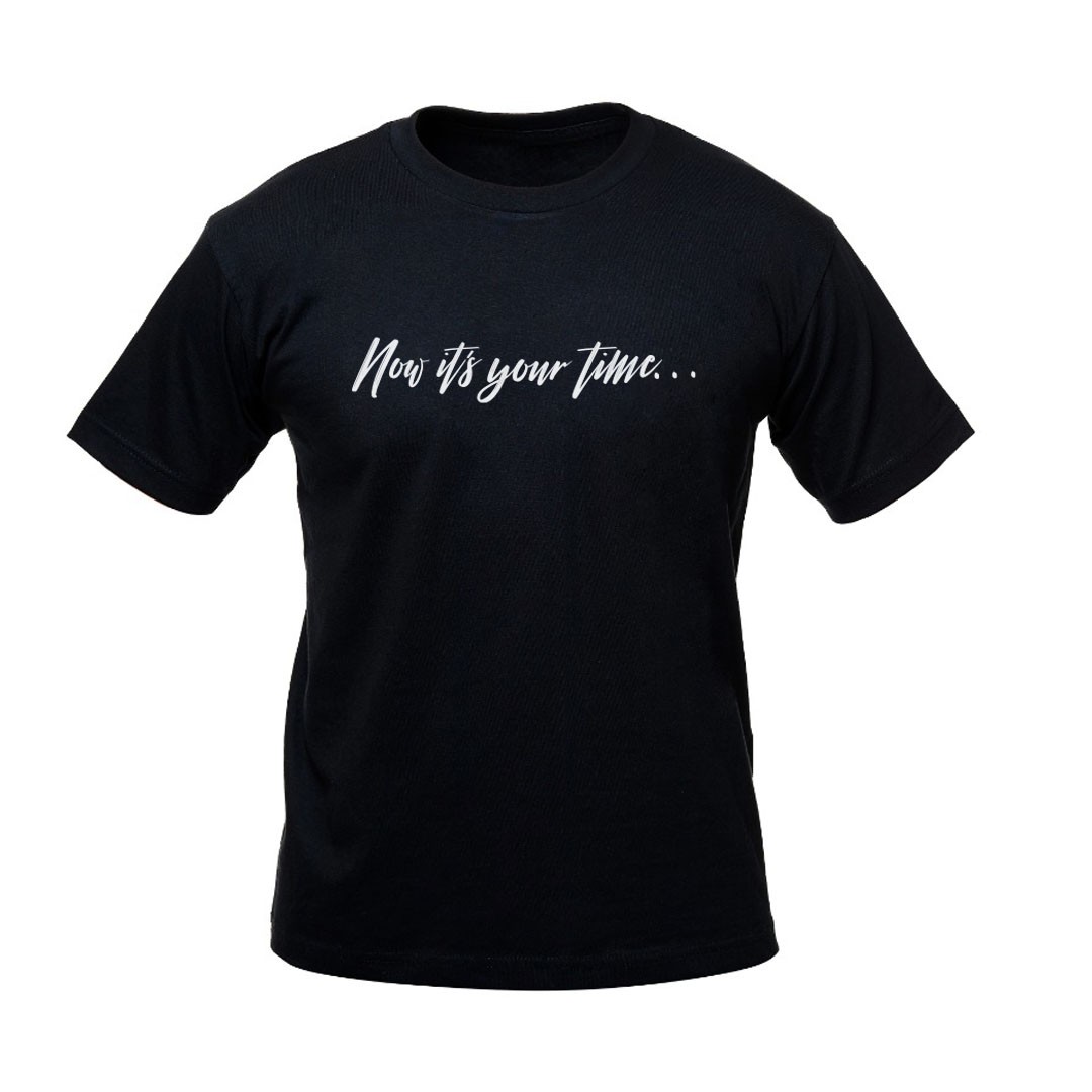 Now İts Your Time- Erkek Sporcu T-shirt