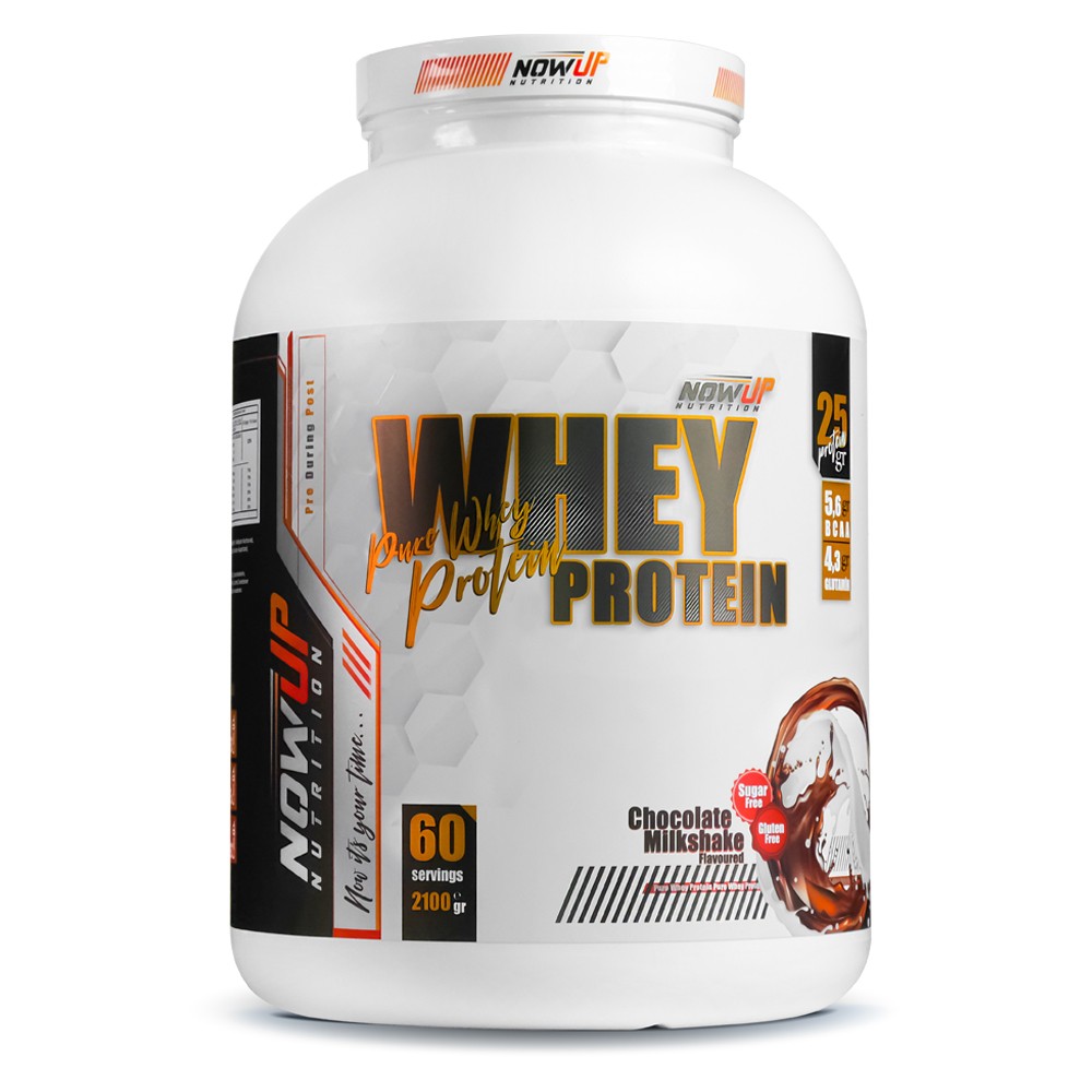 %100 Whey Protein Tozu Çikolata Aromalı - 2100 Gr. - 60 Servis - Kas Gelişimi Ve Korunması