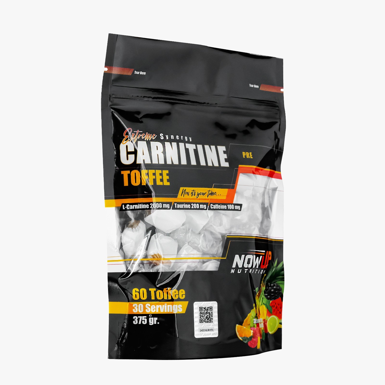 Extreme Synergy Carnitine Toffee  Mevsim Meyveleri Aromalı - 60 Adet