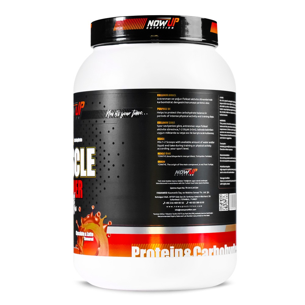 Muscle Gainer Çikolata & Latte Aromalı - 1680 gr.