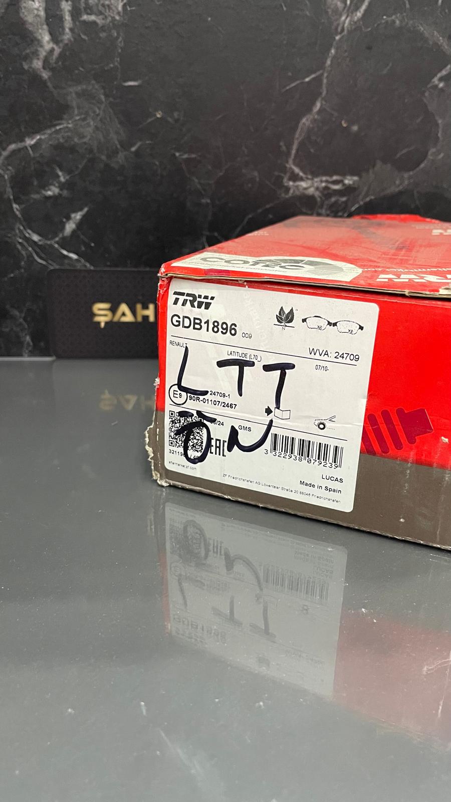 Renault Latıtude Ön Fren Balata Takım 410600011R