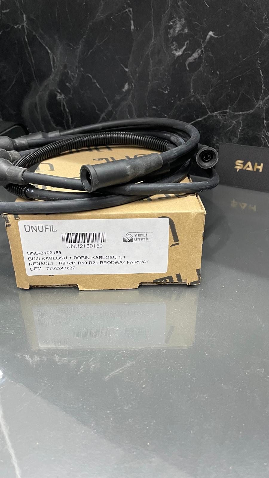 RENAULT R9- R11- R19- R21 BUJİ KABLOSU + BOBİN KABLOSU 7702247027