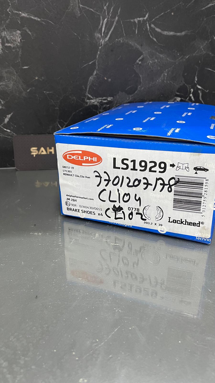 RENAULT CLIO 2 / DACIA LOGAN FREN PABUCU ARKA 7701207178