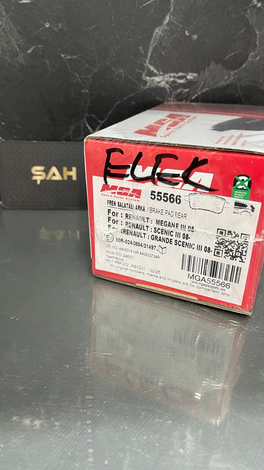 Renault Megane 3 4 Fluence Scenıc 3 Elektrikli Fren Balata Arka 440604694R