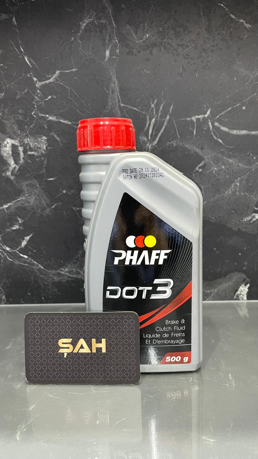 PHAFF DOT 3 HİDROLİK FREN YAĞI (500ML)